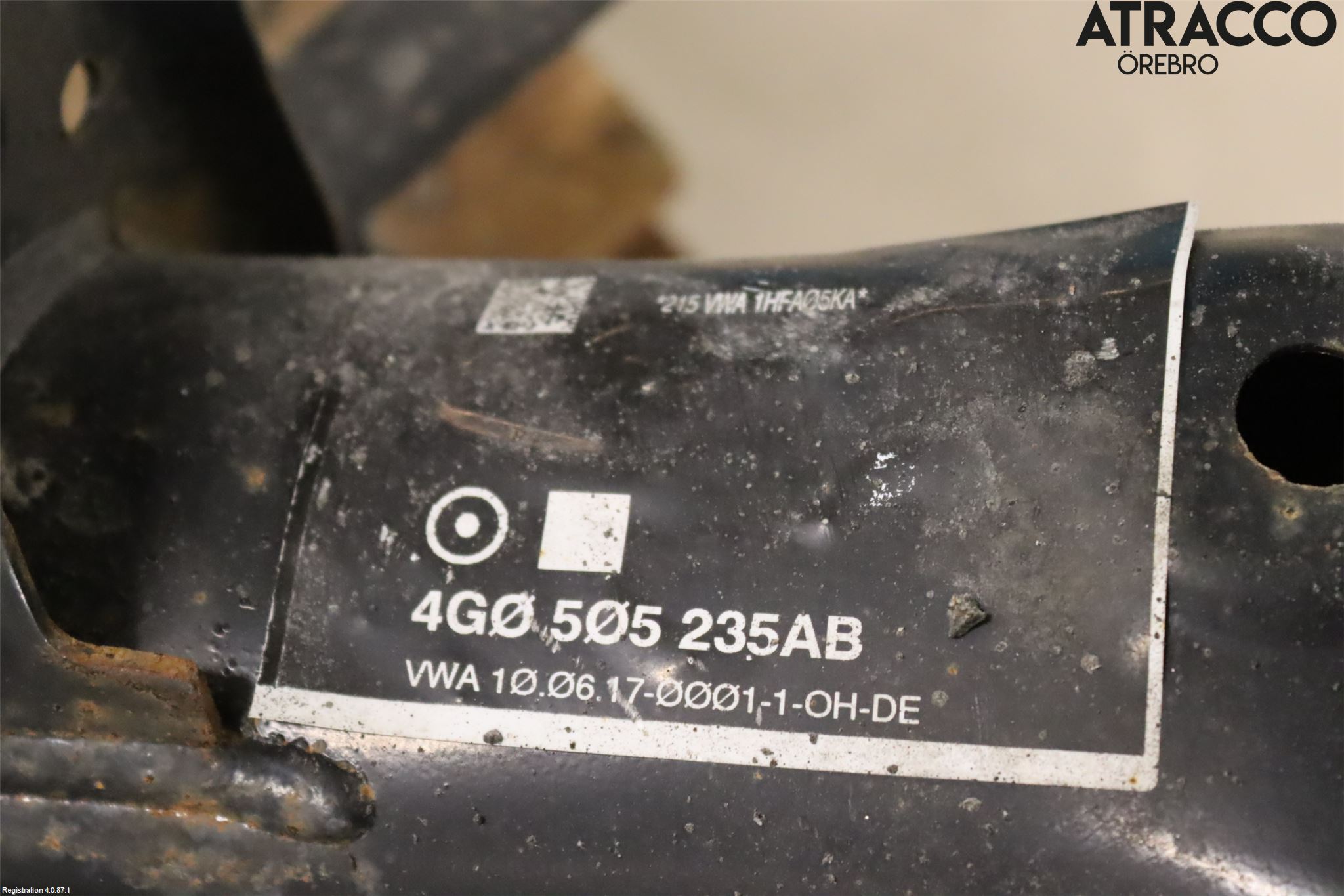 Audi A6/S6 4G 11-18 Bakaksel Feste Travers-Ramme