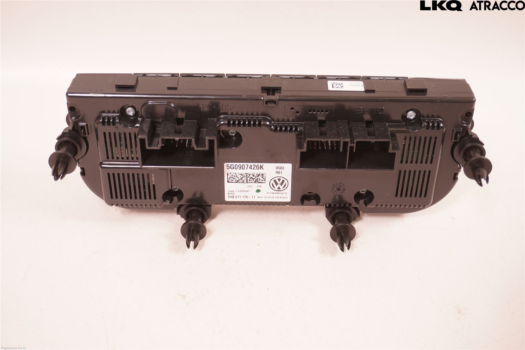 Volkswagen VW GOLF / E-GOLF VII 13-20 Varme Ac Betjening-Display