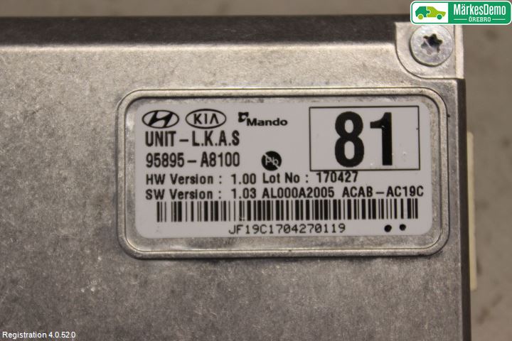 Kia OPTIMA 16-20 Sensor Kollisjonsbeskyttelse