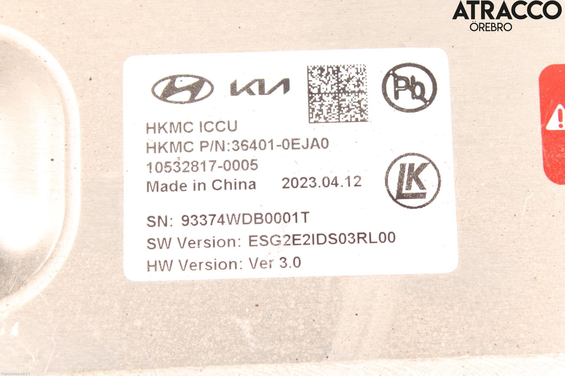 Kia NIRO (SG2) 23- Batterilader Hybrid