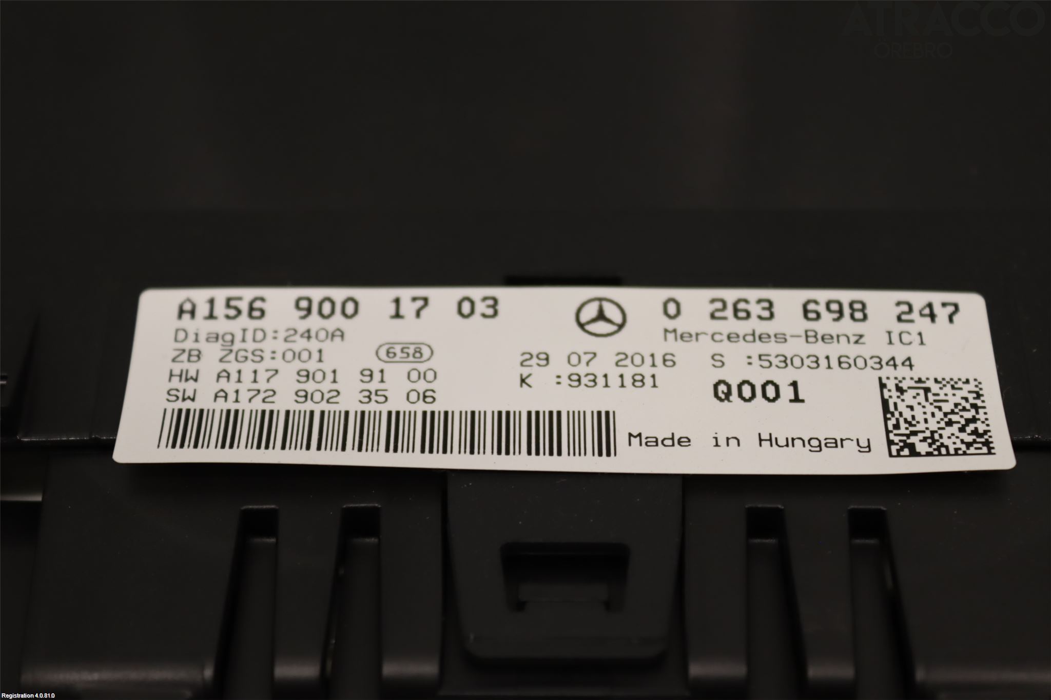 Mercedes-Benz MB GLA-KLASS (X156) 13-20 Instr Kombinert