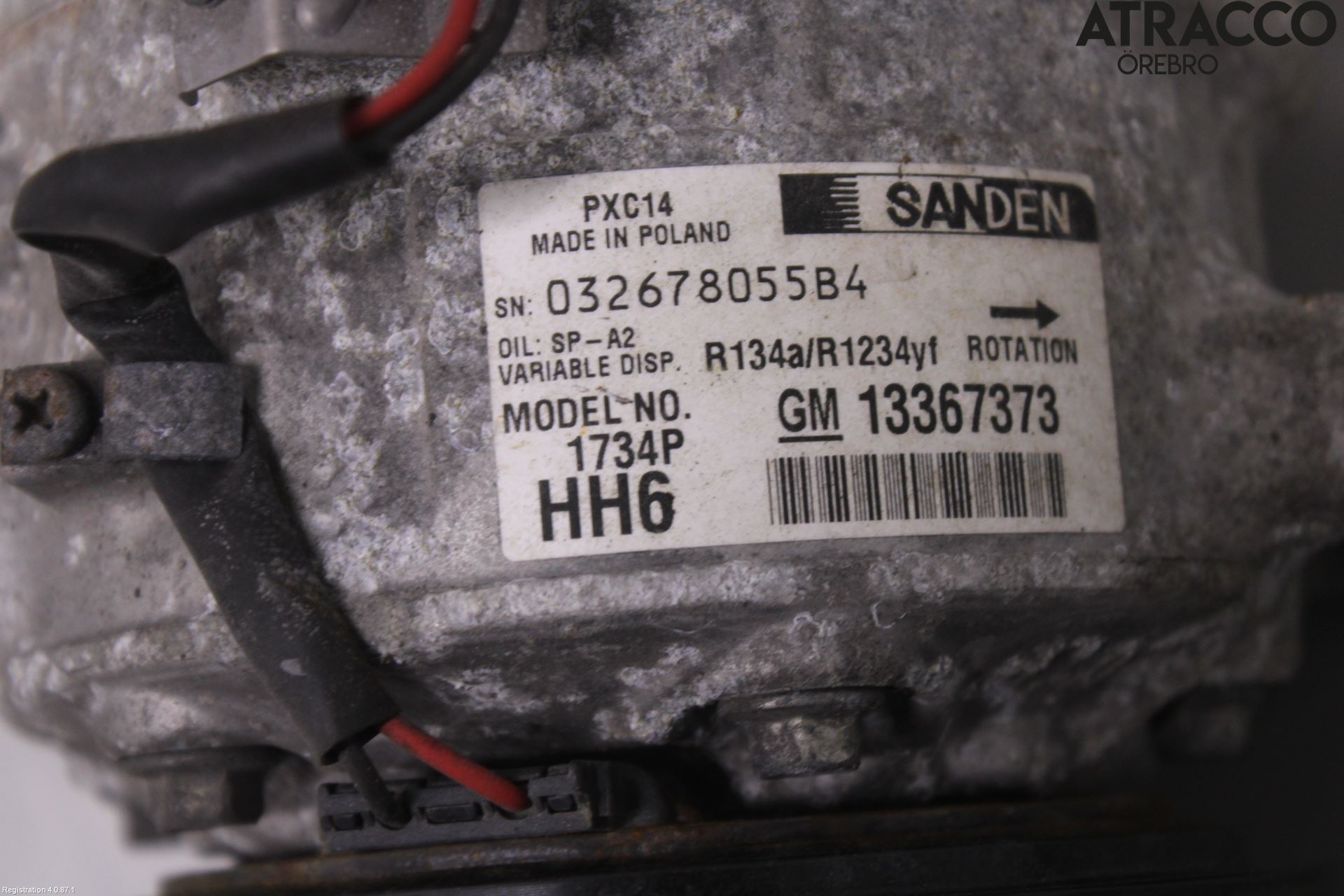 Opel INSIGNIA 09-16 Varme Ac Kompressor