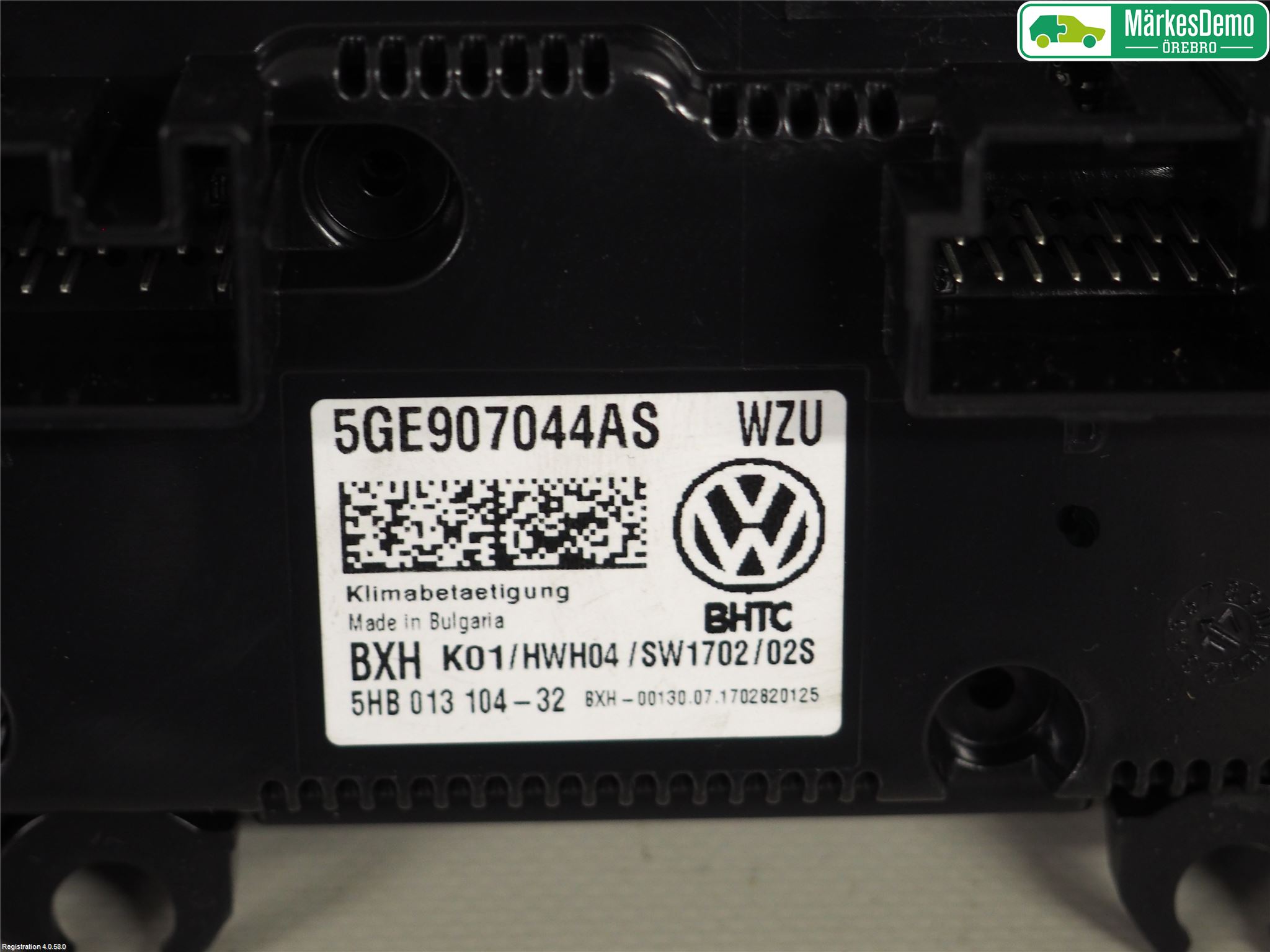 Volkswagen VW PASSAT 15-19 Varme Ac Betjening-Display