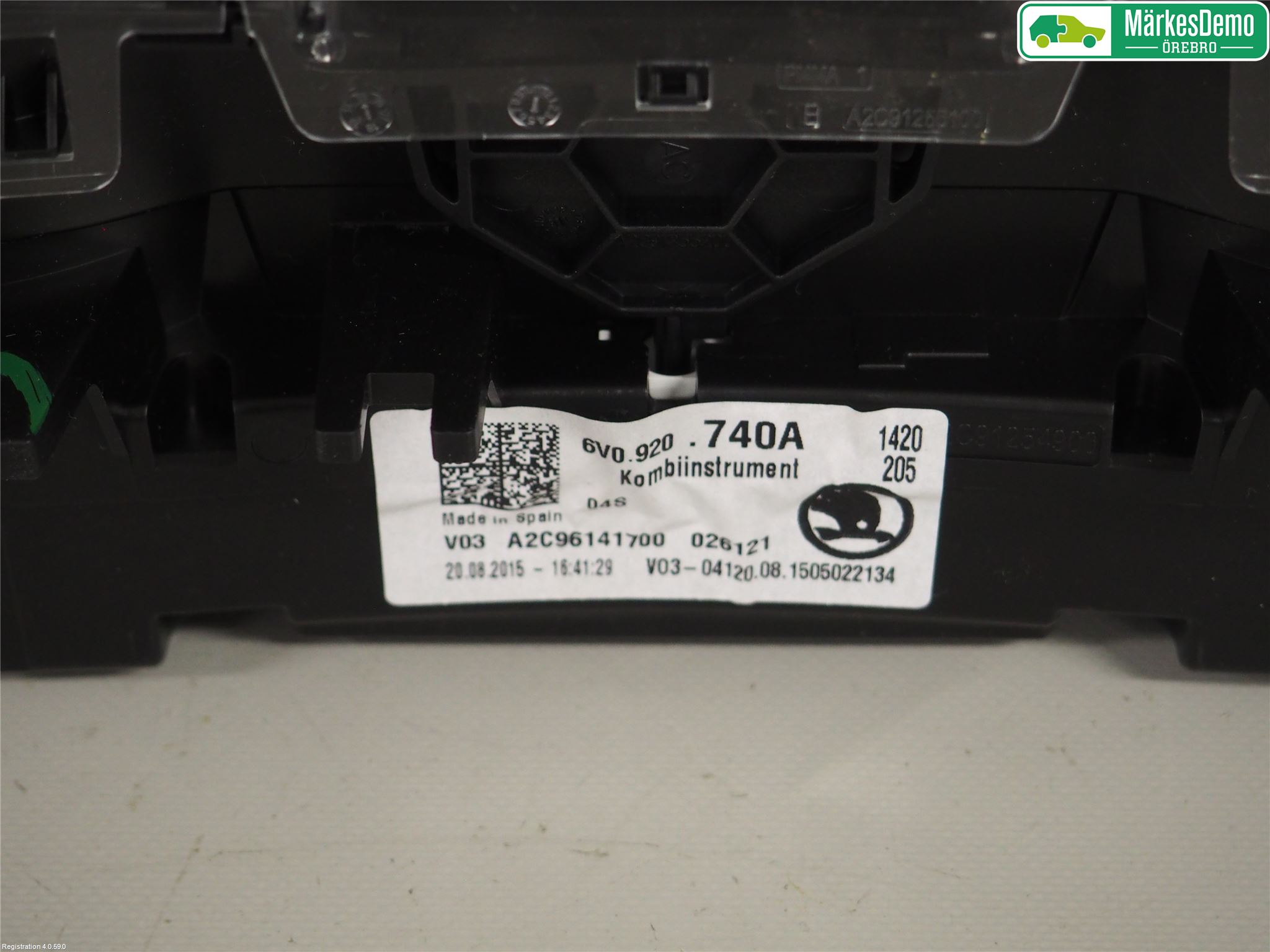 Skoda FABIA 15-21 Instr Kombinert