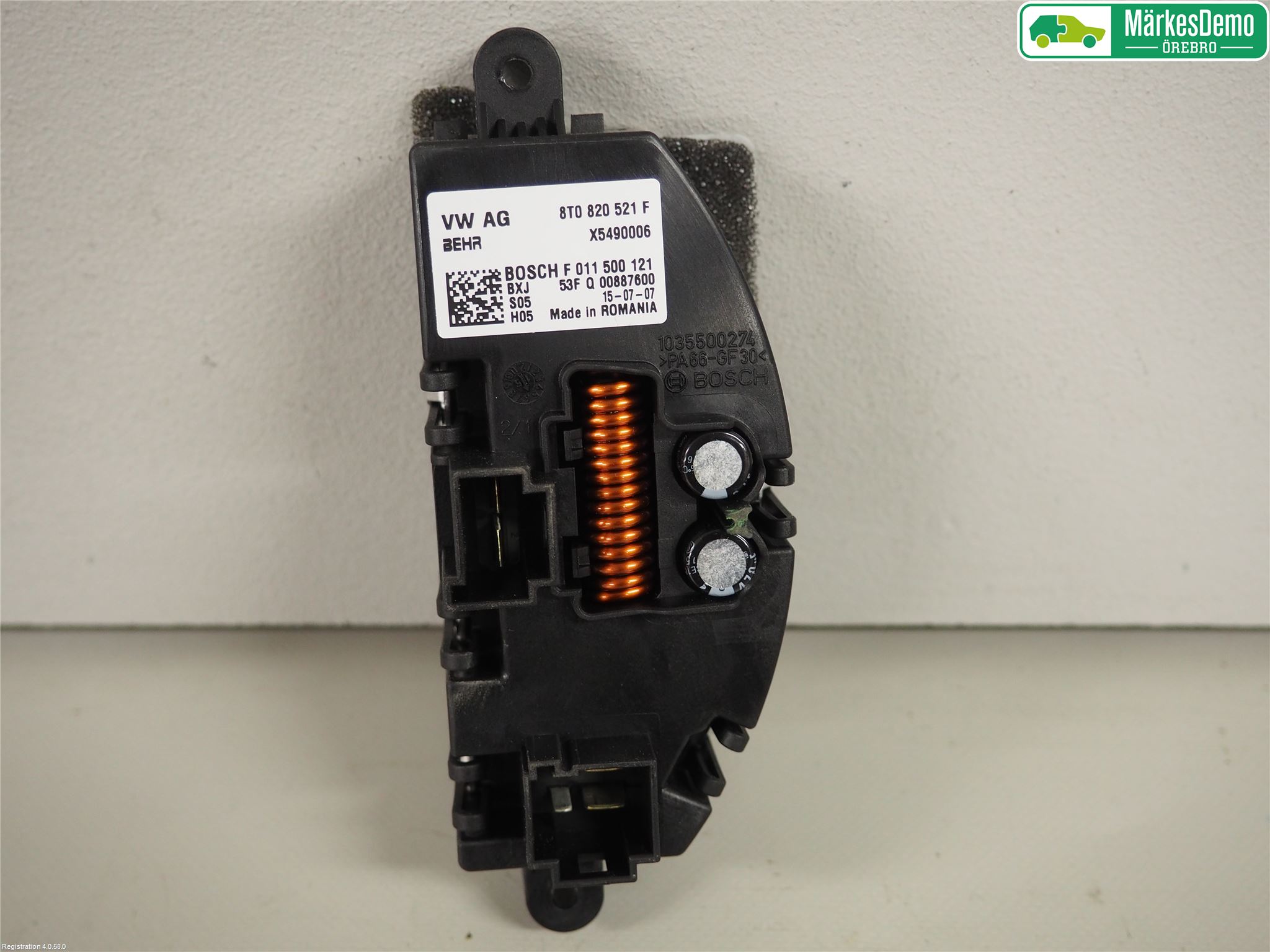 Audi A4 12-15 Varmeapparat Viftemotstand