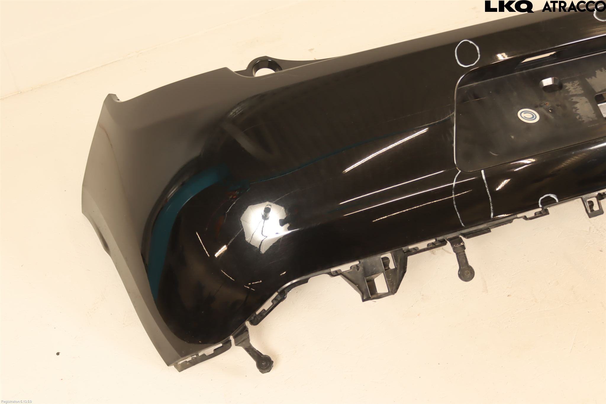 Citroen C3 10-17 Støtfanger Bak Overtrekk