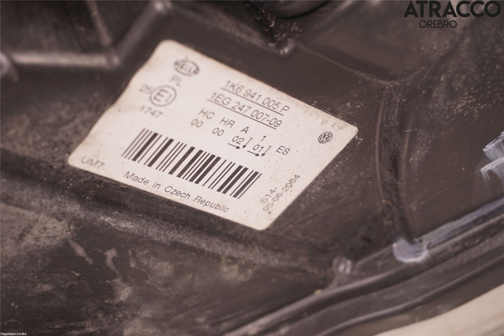 Volkswagen VW GOLF V 04-09 Frontlykt Venstre