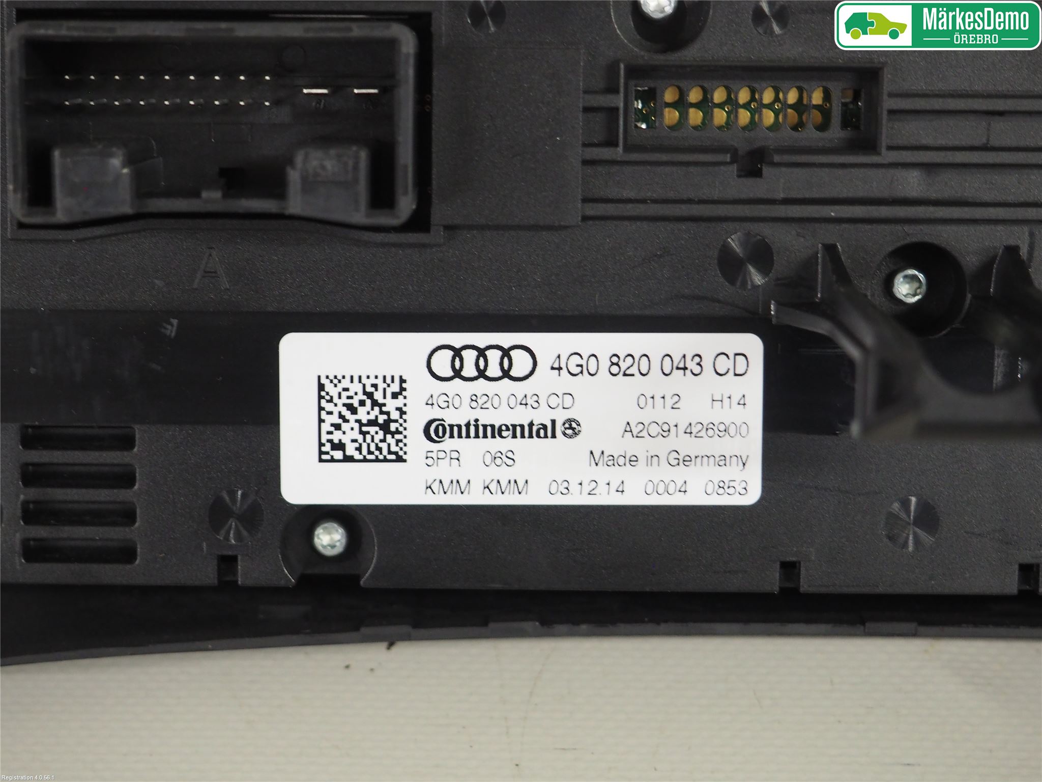 Audi A6 ALLROAD 12-18 Varme Ac Betjening-Display