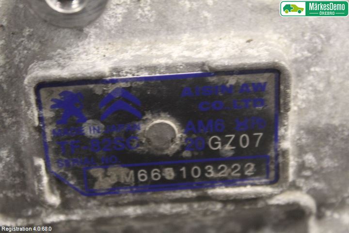 Citroen C4 GRAND PICASSO 14-18 Gearkasse Automat