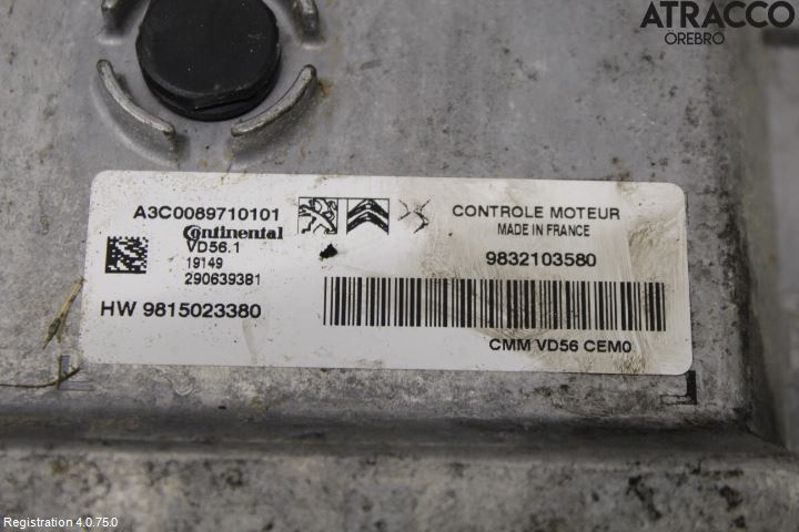 Peugeot 3008 17-24 Styreenhet Innsprøytning