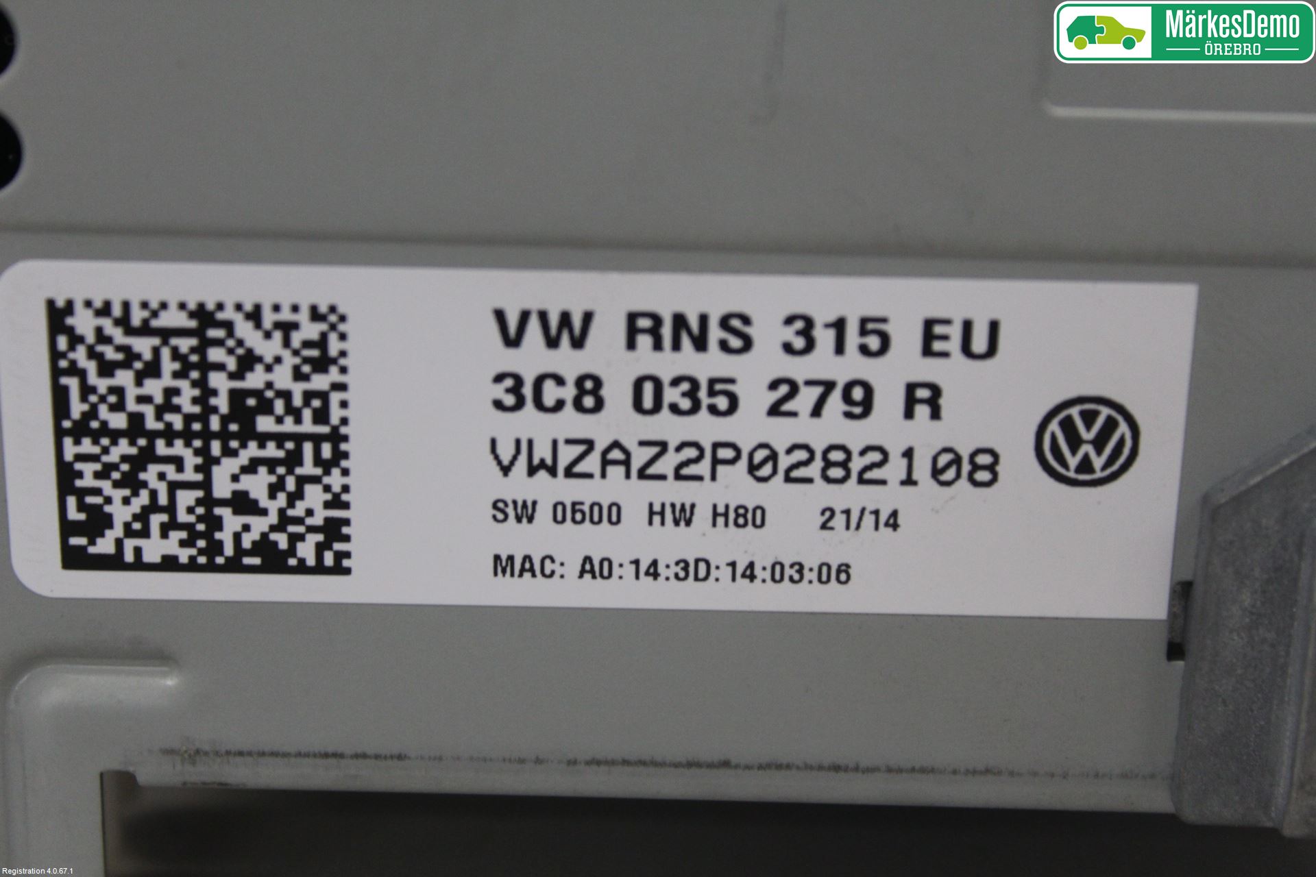 Volkswagen VW PASSAT CC 08-16 Stereo Radio Med Cd