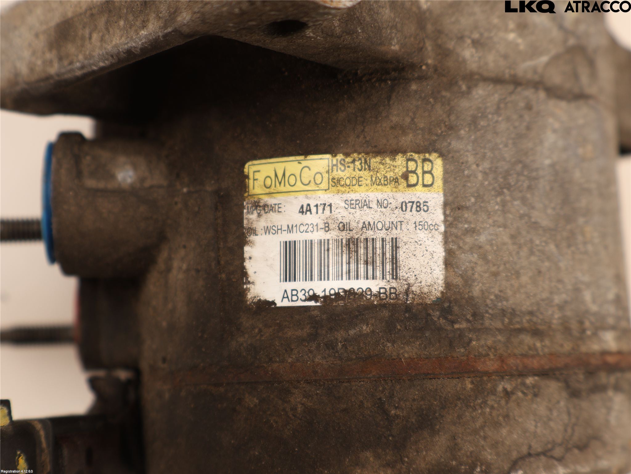 Ford RANGER EU 12-23 Varme Ac Kompressor