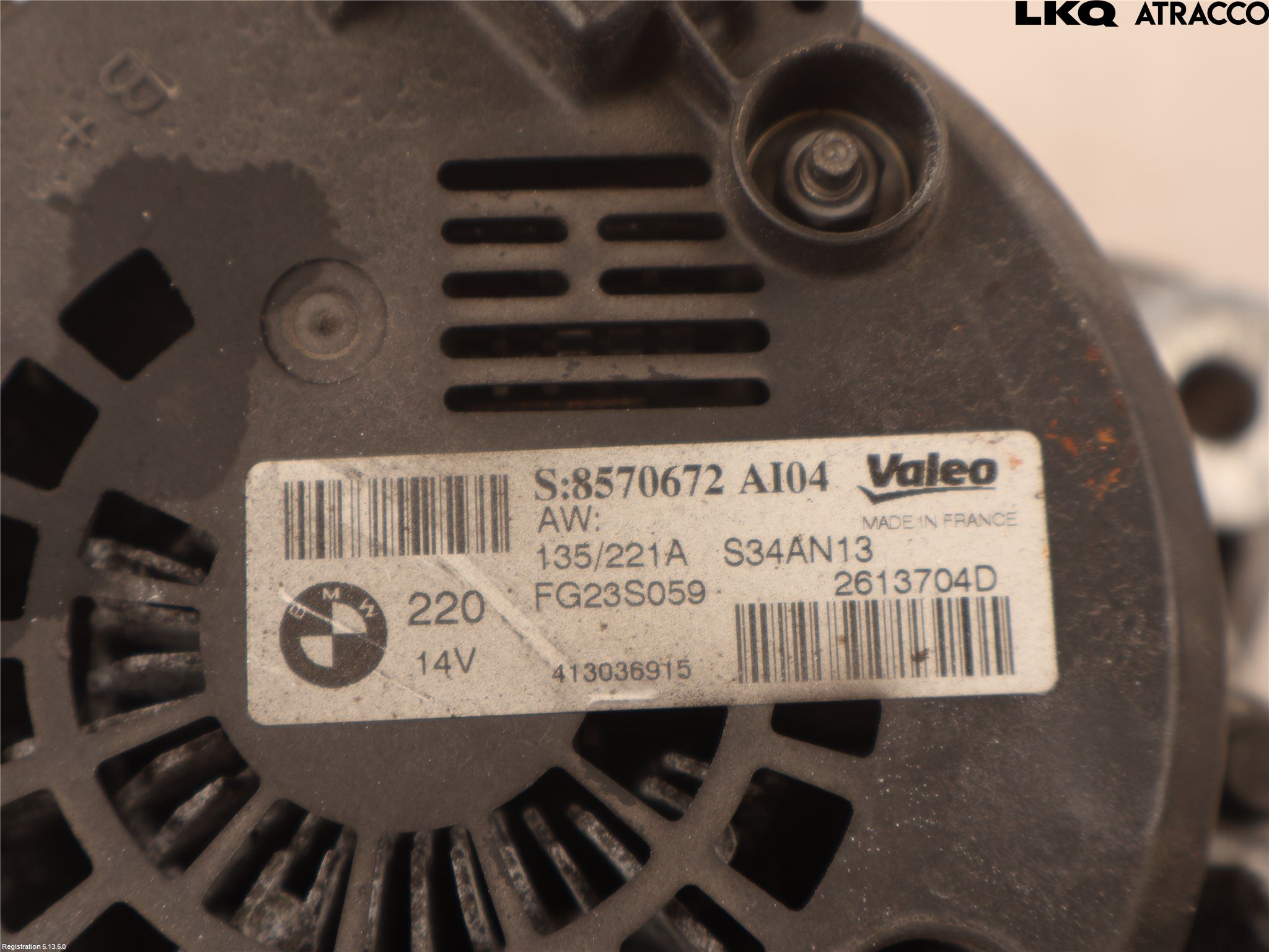 BMW 5 F10/F11/F18 09-17 Dynamo