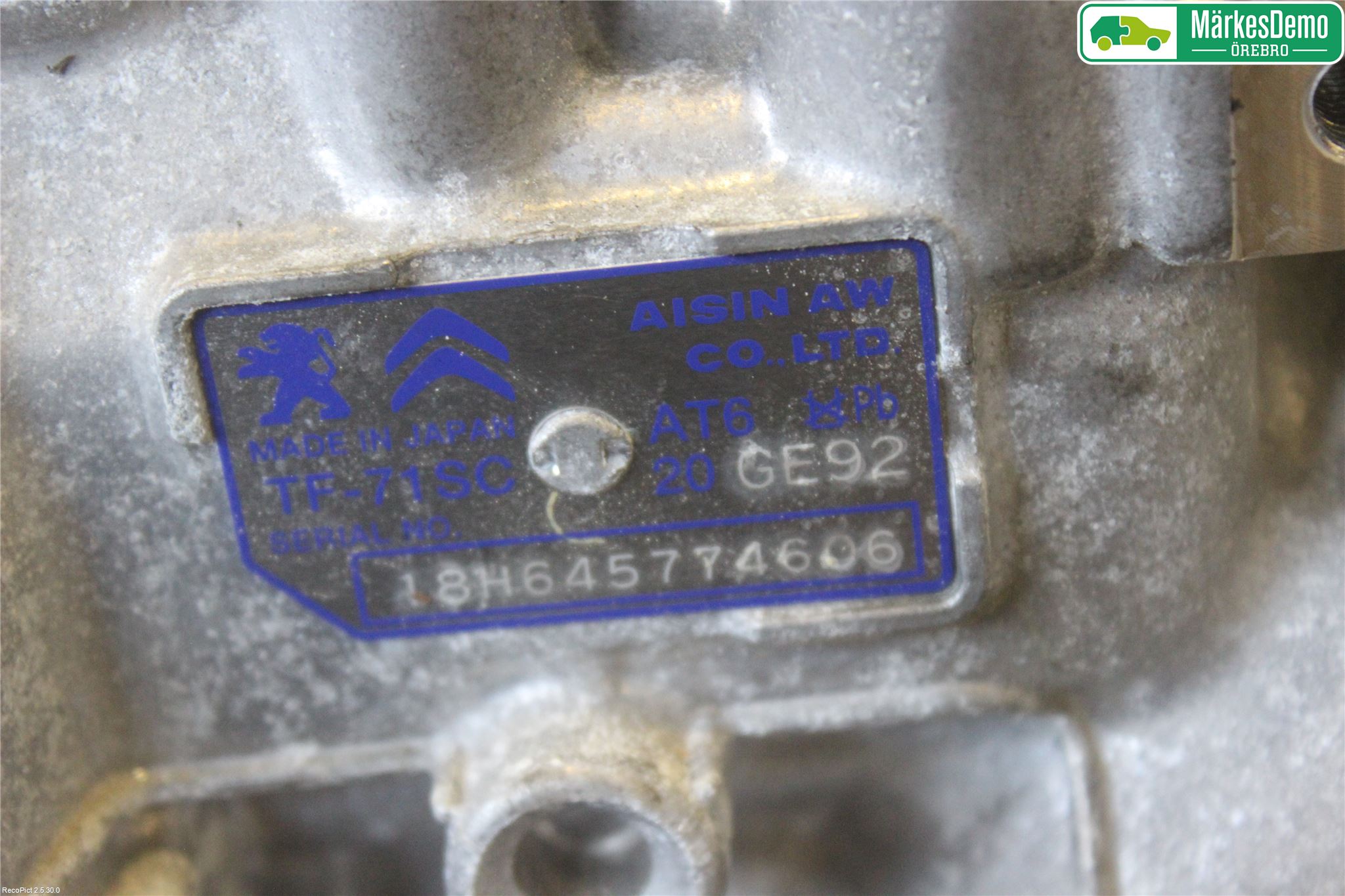 Citroen COTROEN C3 17-24 Gearkasse Automat