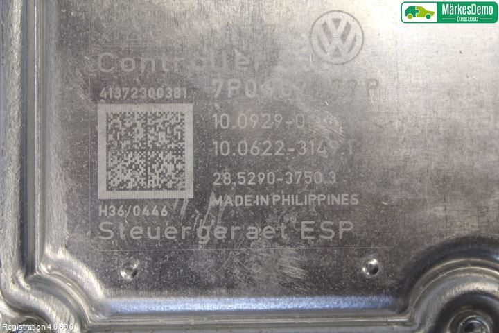 Volkswagen VW TOUAREG 7P 11-18 Abs Hydraulikkaggregat