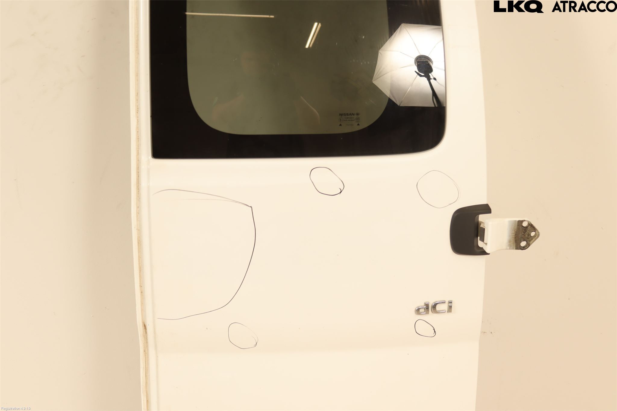 Nissan NV200/NV200 COMBI Dør Bak Van - Vare Høyre