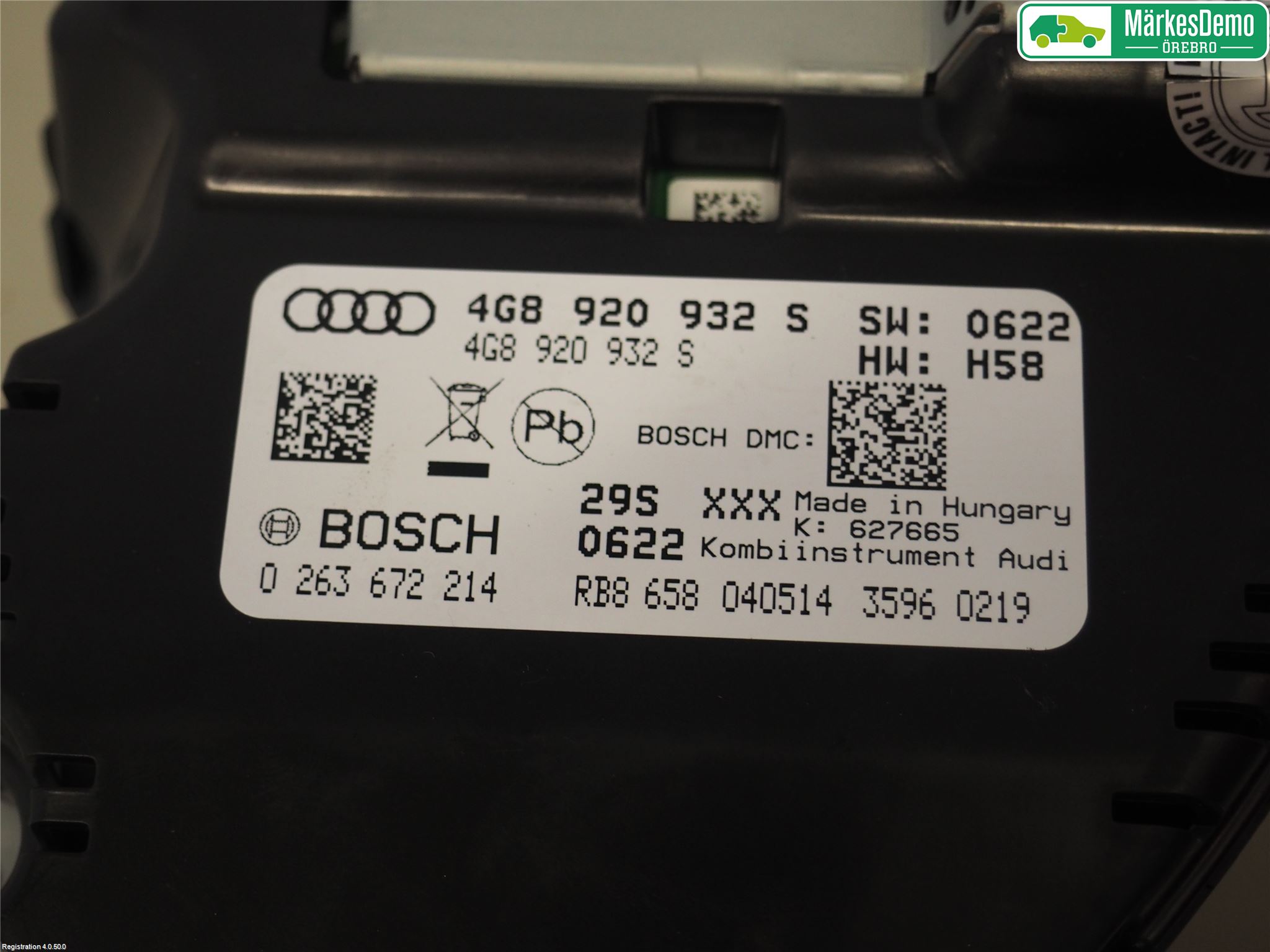 Audi A6/S6 4G 11-18 Instr Kombinert