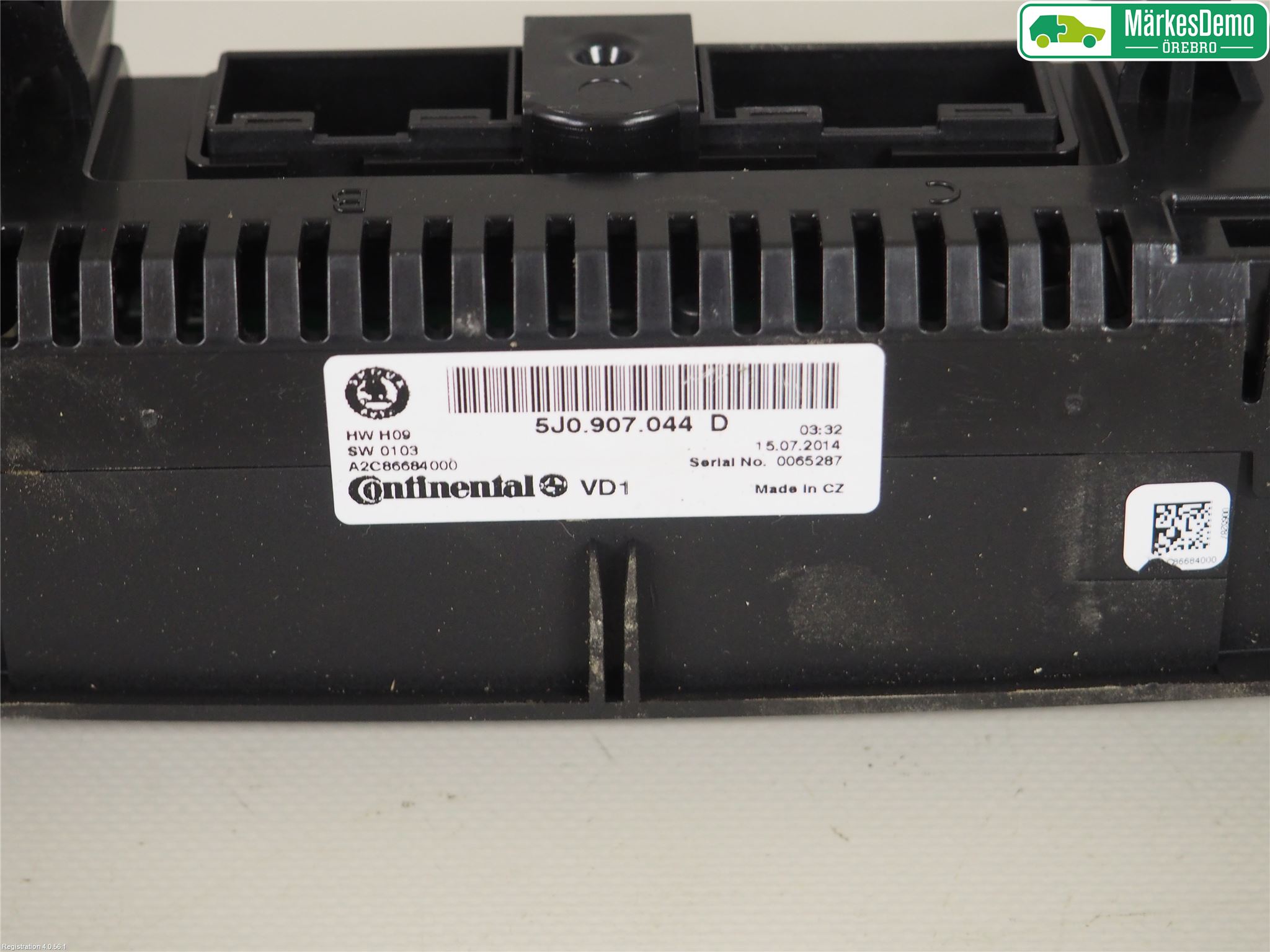 Skoda FABIA 07-14 Varme Ac Betjening-Display