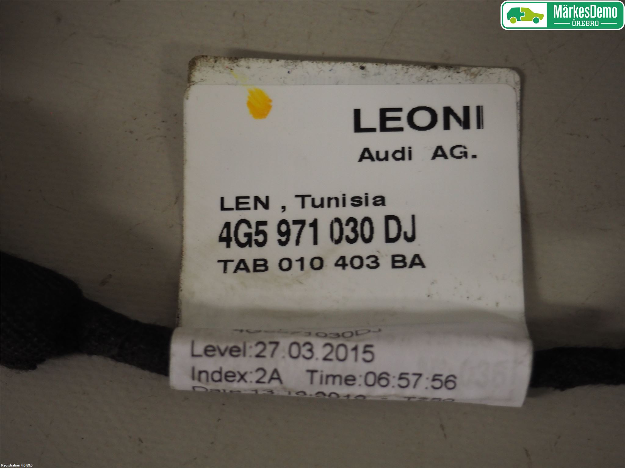Audi A6/S6 4G 11-18 Ledningsnett