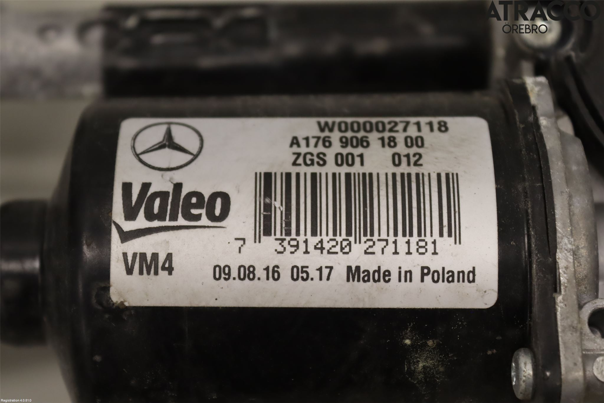 Mercedes-Benz MB GLA-KLASS (X156) 13-20 Viskermotor Frontrute