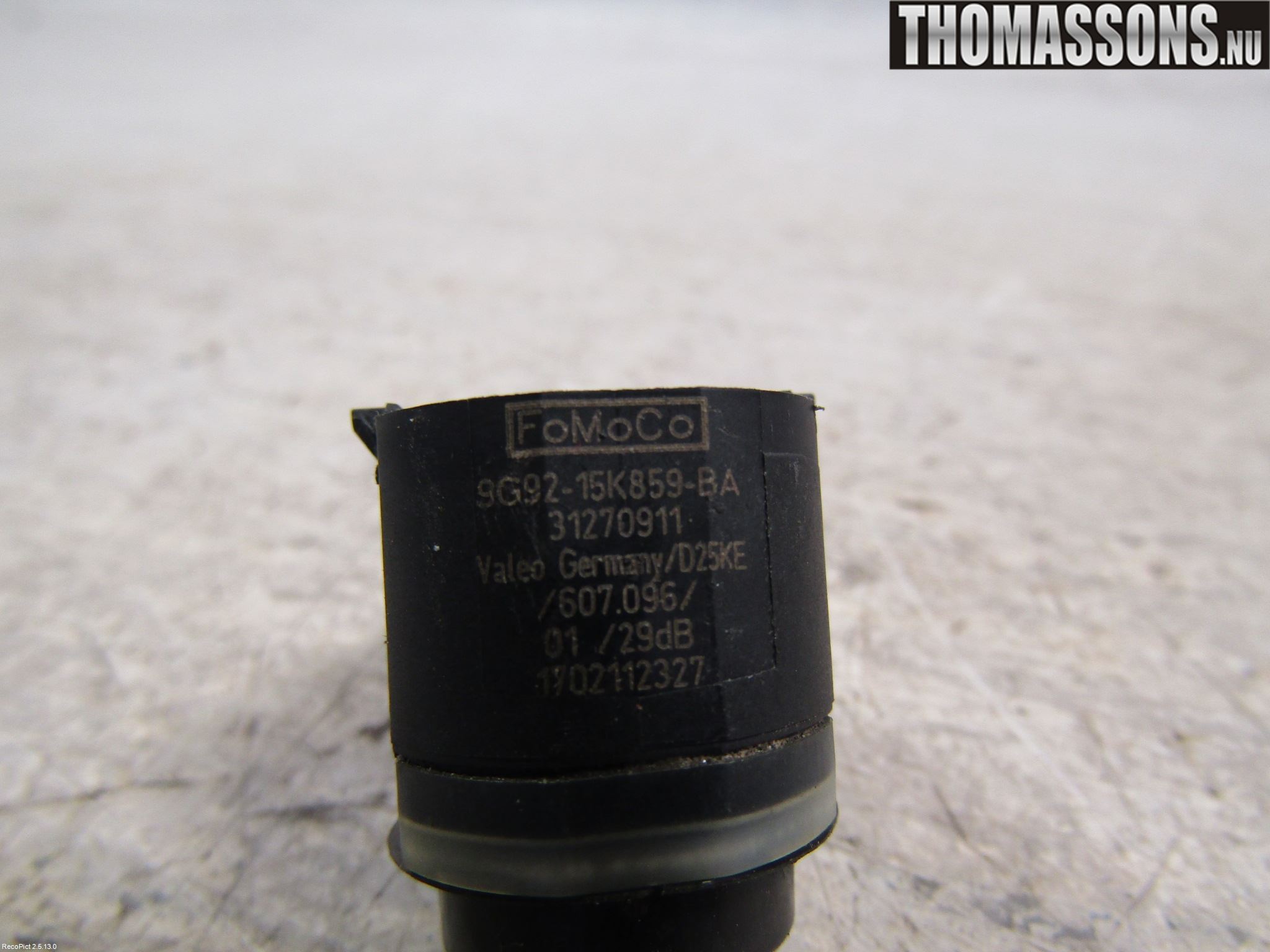 Volvo XC60 09-13 Sensor Ryggesensor