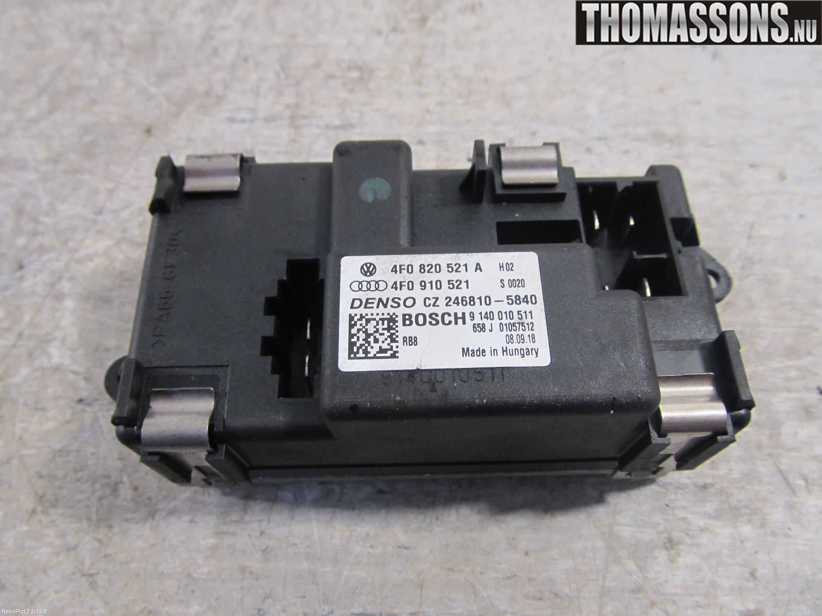 Audi A6/S6     05-11 Varmeapparat Viftemotstand