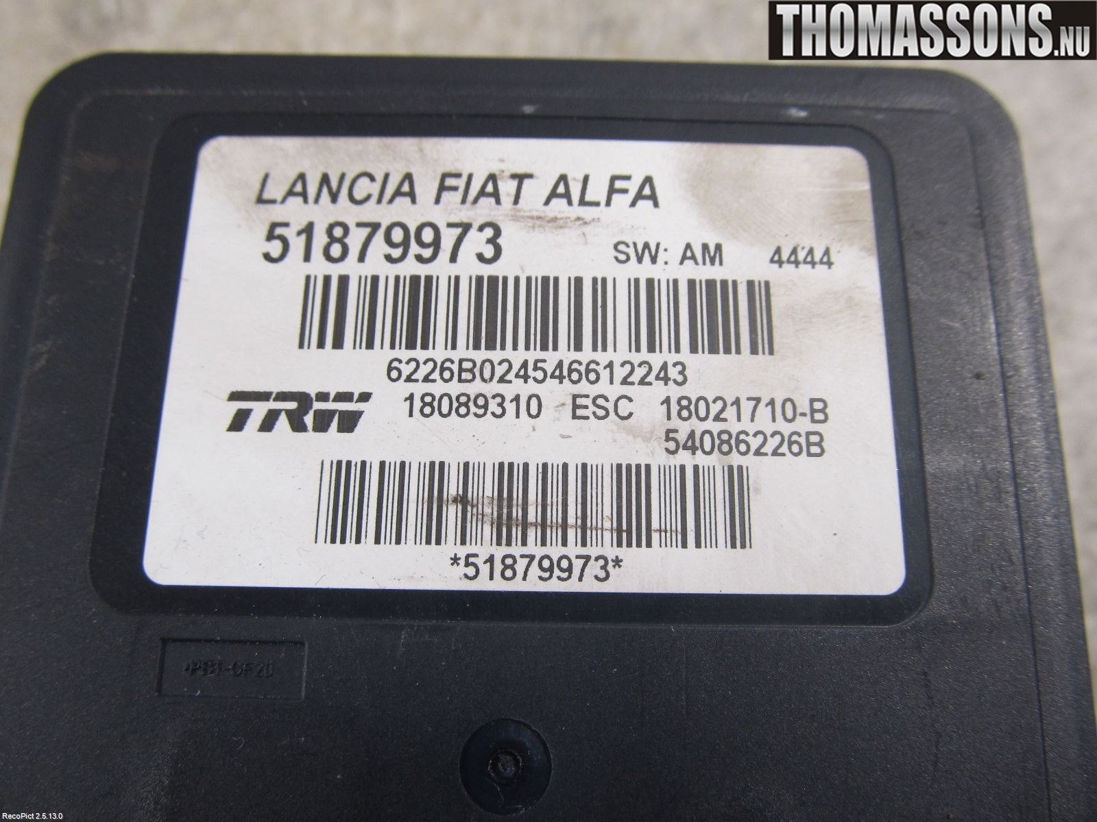 Fiat 500L 13-19 Abs Hydraulikkaggregat
