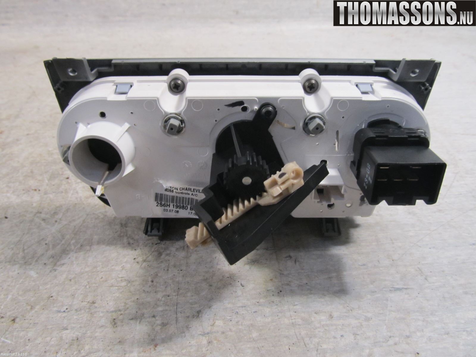 Ford FIESTA     06-08 Varme Ac Betjening-Display