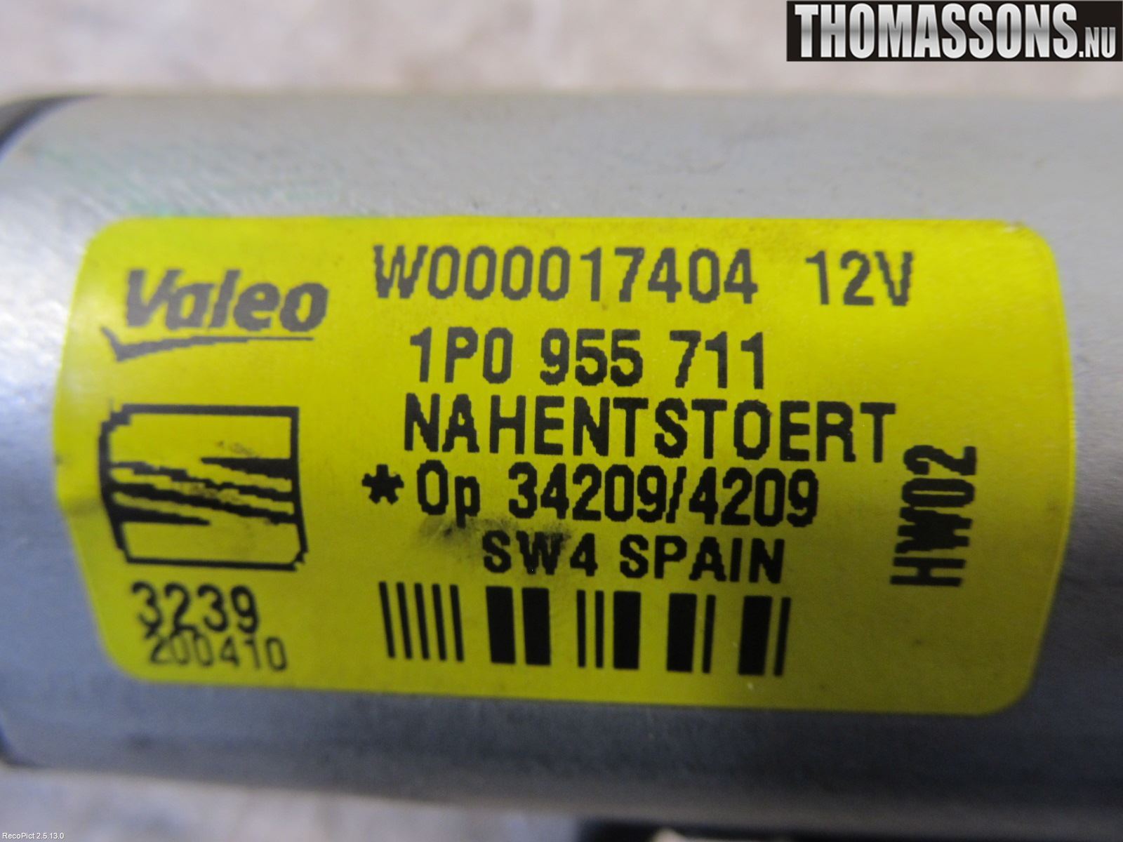 Seat LEON 06-12 Viskermotor Bakluke