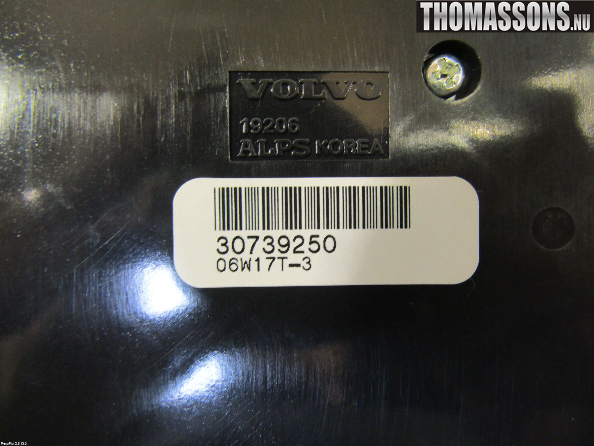 Volvo V50 04-07 Varme Ac Betjening-Display