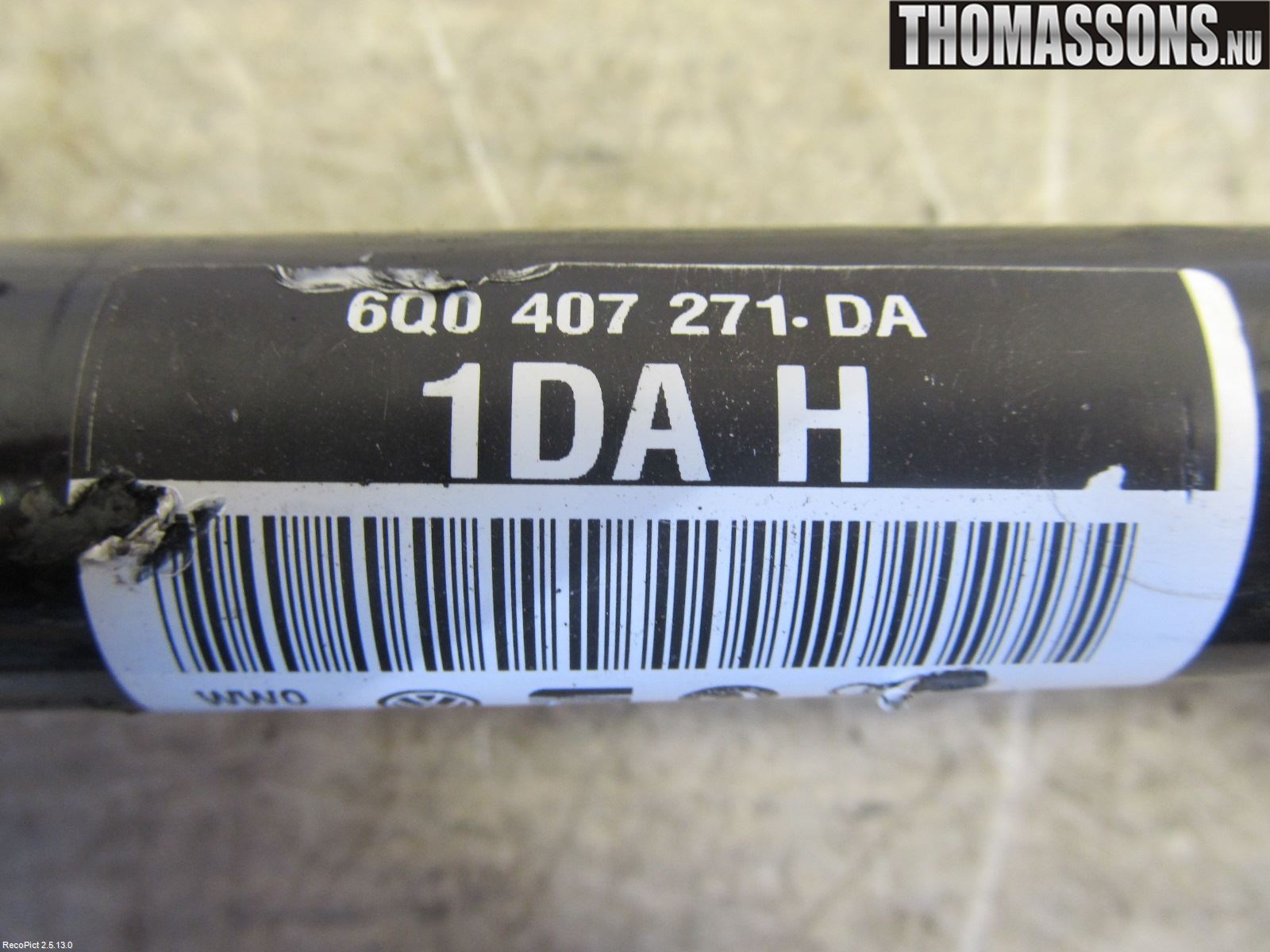 Skoda FABIA 07-14 Drivaksel Foran Kompl Venstre