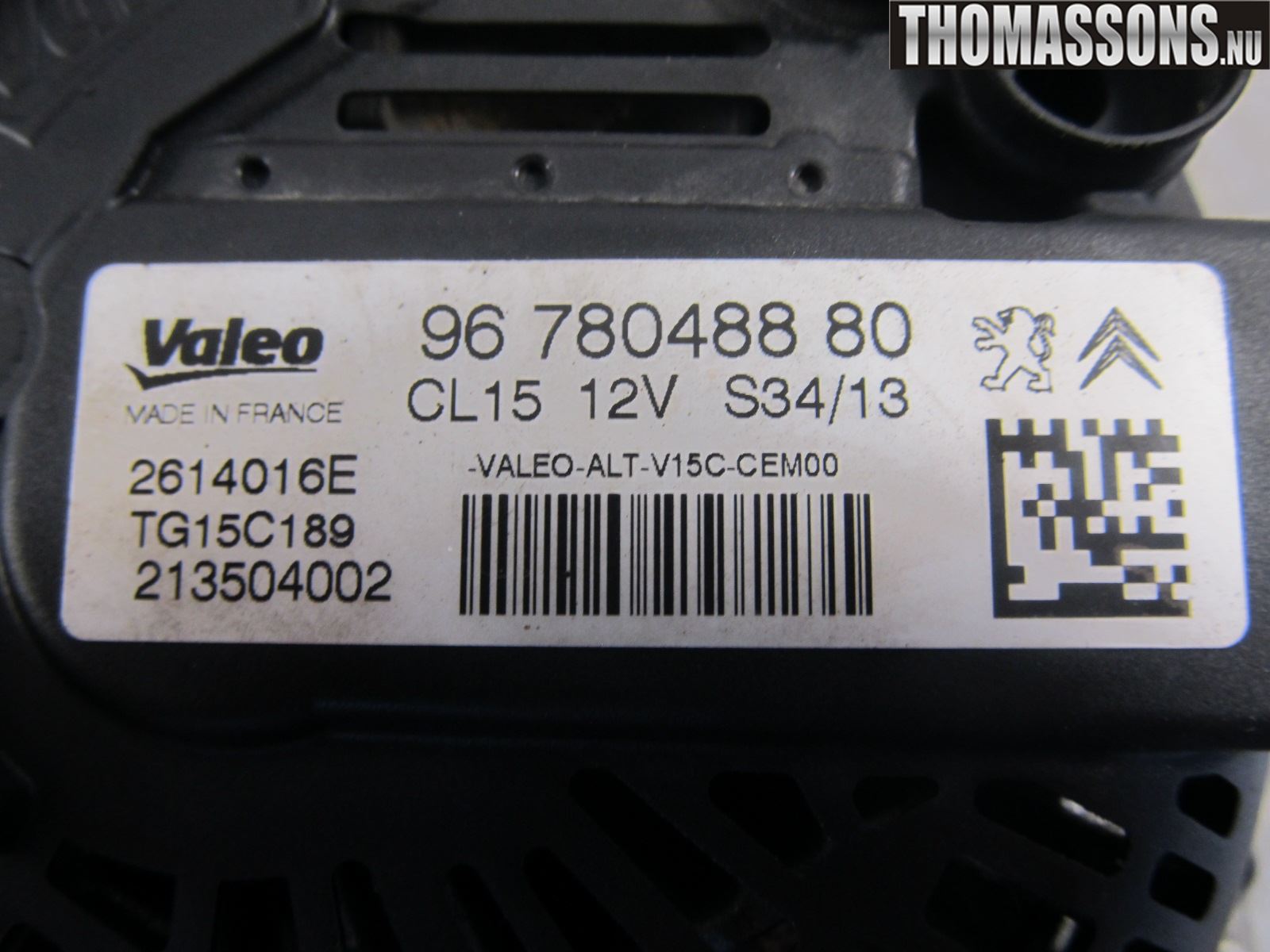 Peugeot EXPERT 15-16 Dynamo