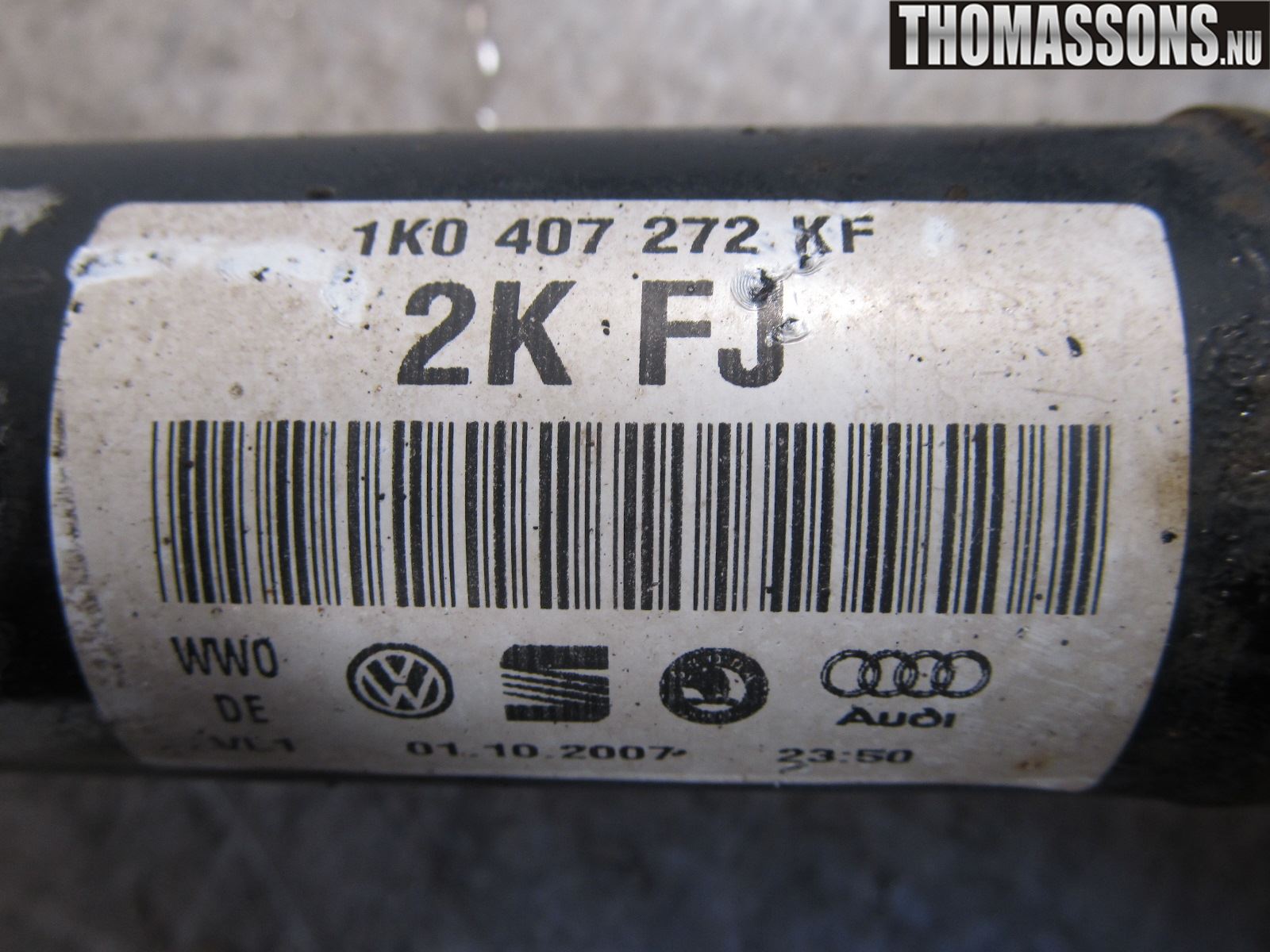 Seat LEON 06-12 Drivaksel Foran Kompl Høyre