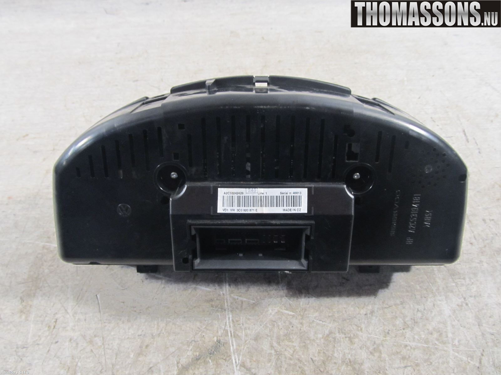 Volkswagen VW PASSAT 05-11 Instr Kombinert