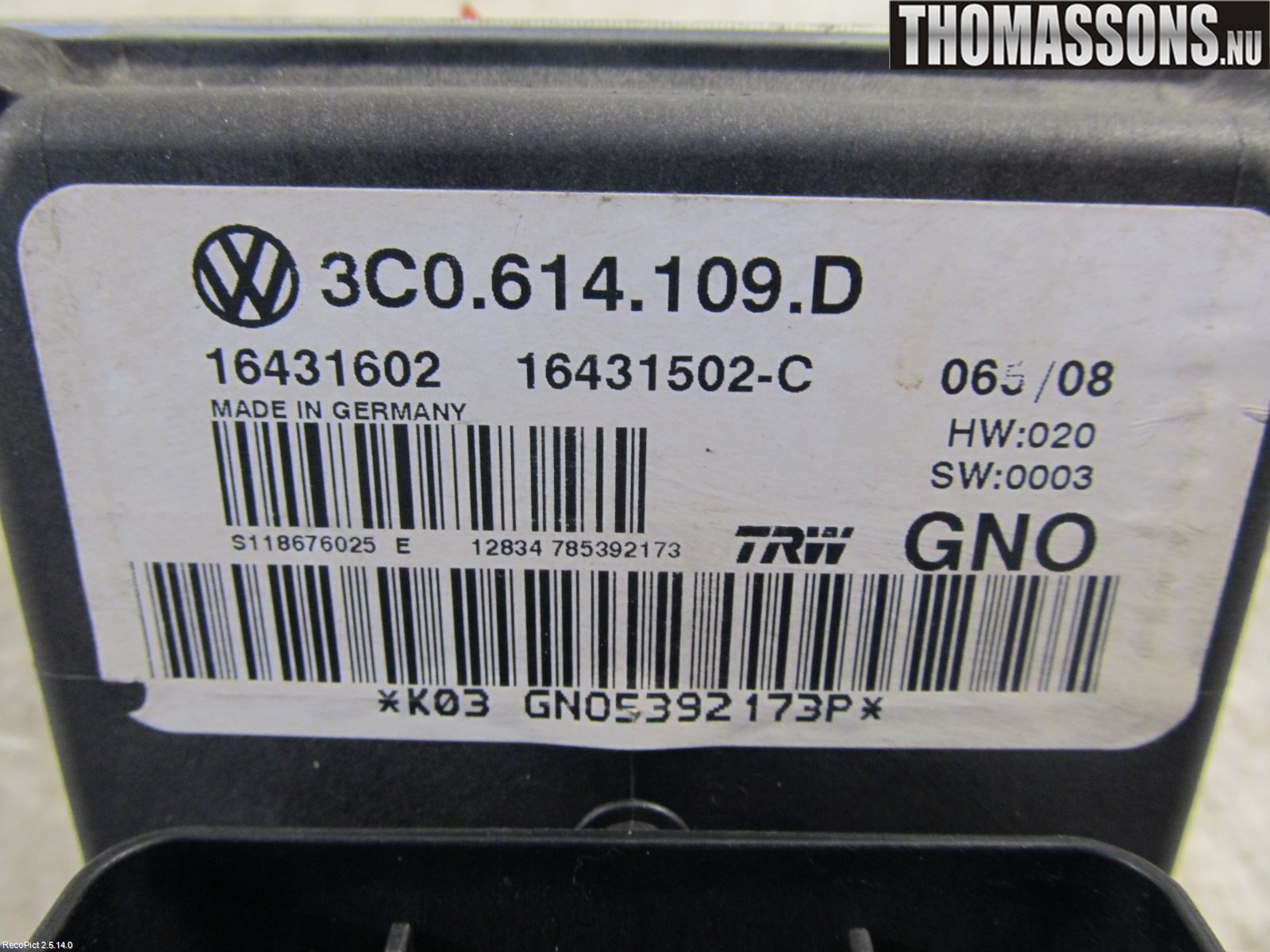 Volkswagen VW PASSAT 05-11 Abs Hydraulikkaggregat
