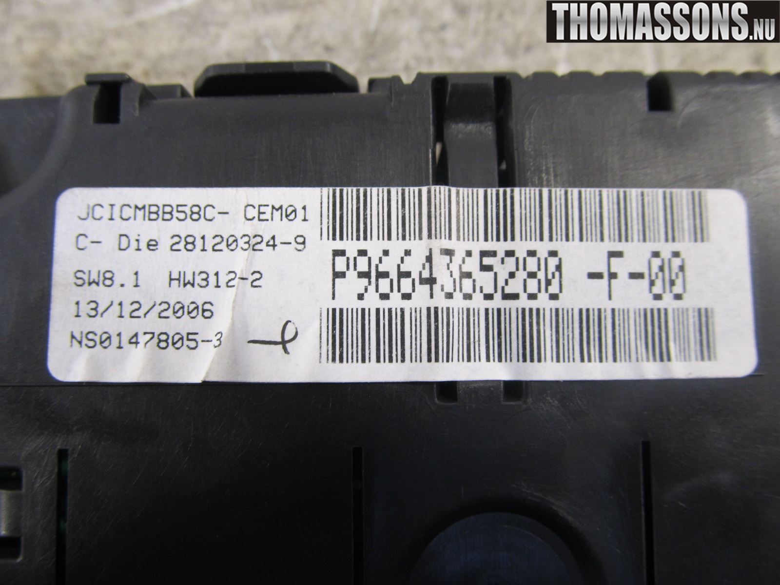Citroen C4 PICASSO 06-13 Instr Kombinert