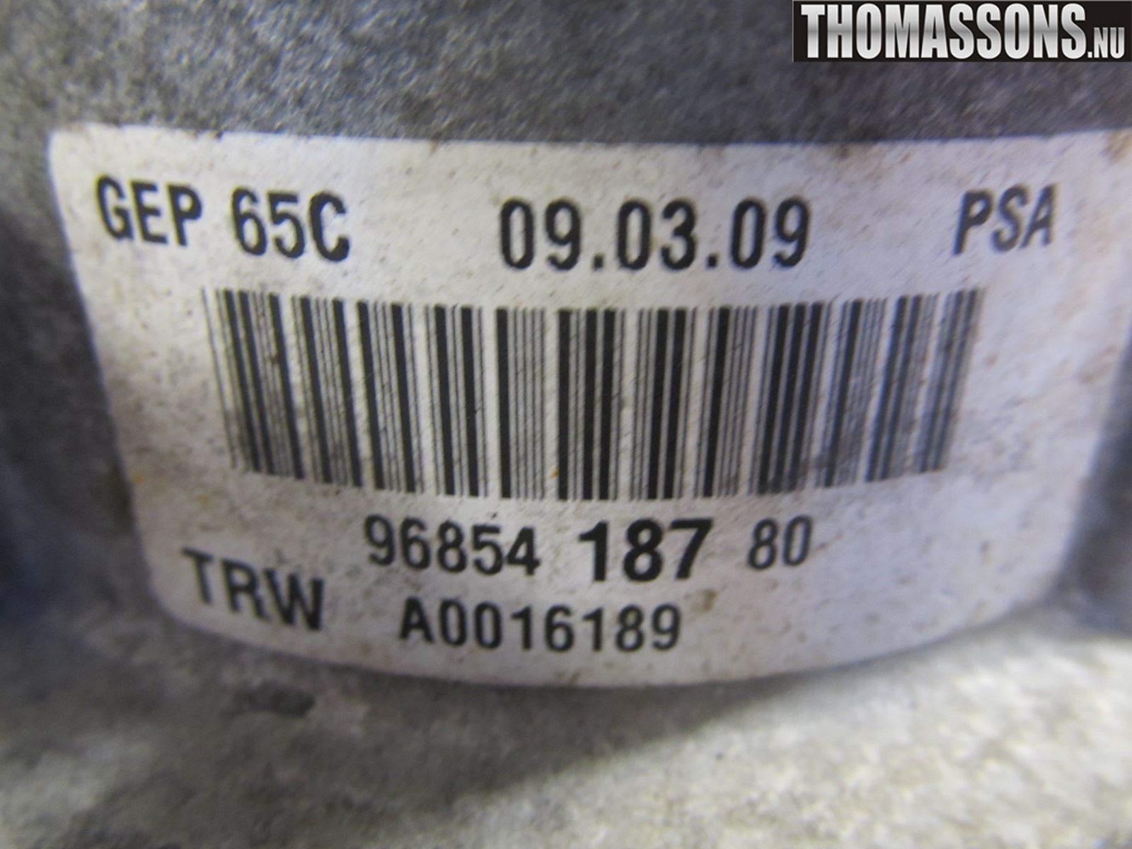 Citroen C4 PICASSO 06-13 Servostyring Eletrisk Pumpe