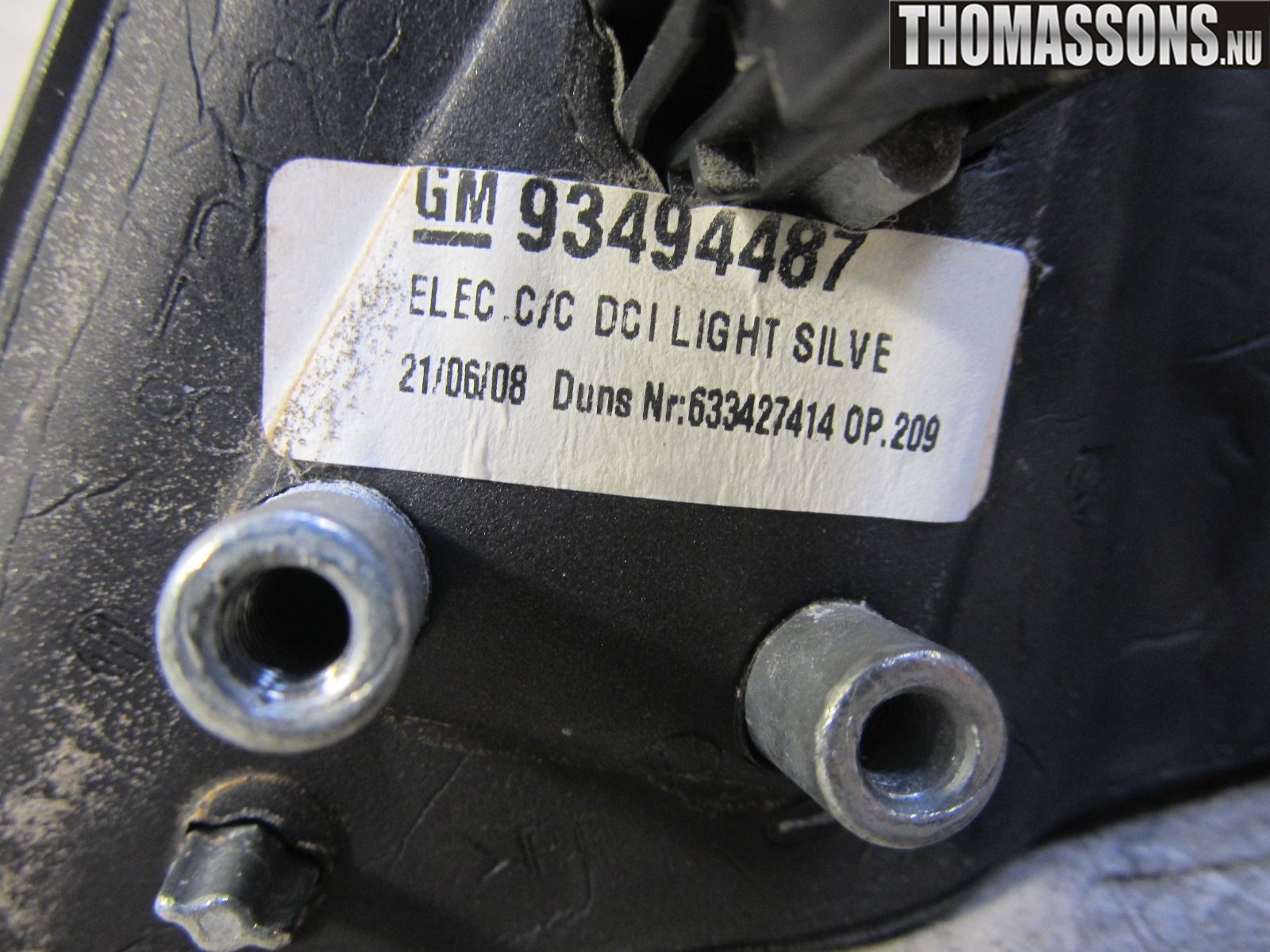 Opel MERIVA A   03-10 Speil H M-El Justering