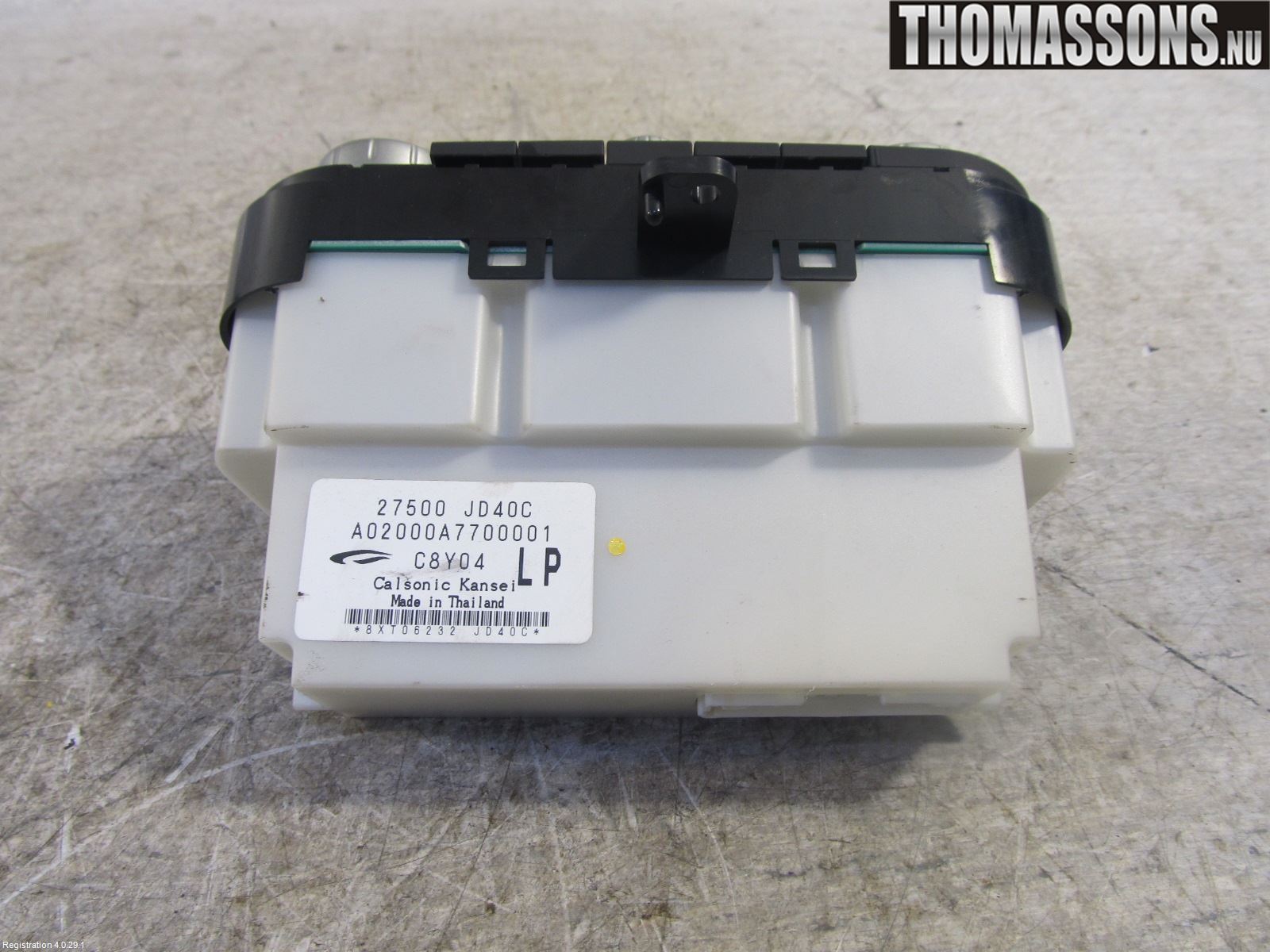 Nissan QASHQAI   07-10 Varme Ac Betjening-Display