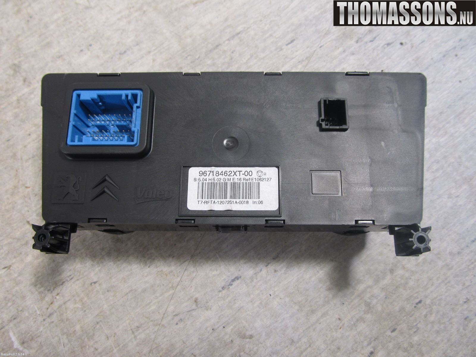 Peugeot 308 08-13 Varme Ac Betjening-Display