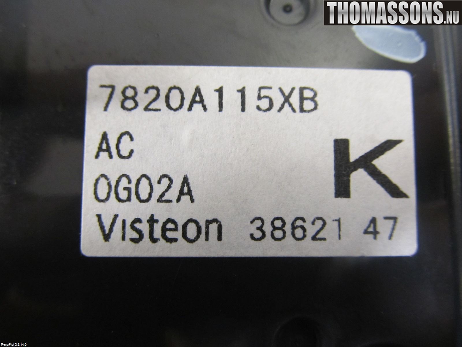 Mitsubishi ASX 10-22 Varme Ac Betjening-Display