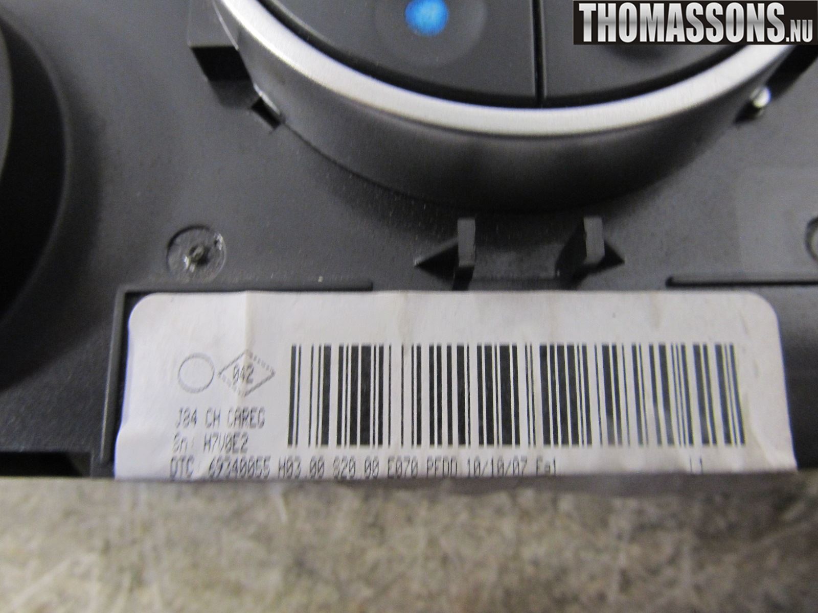 Renault SCÉNIC/GRAND 07-09 Varme Ac Betjening-Display
