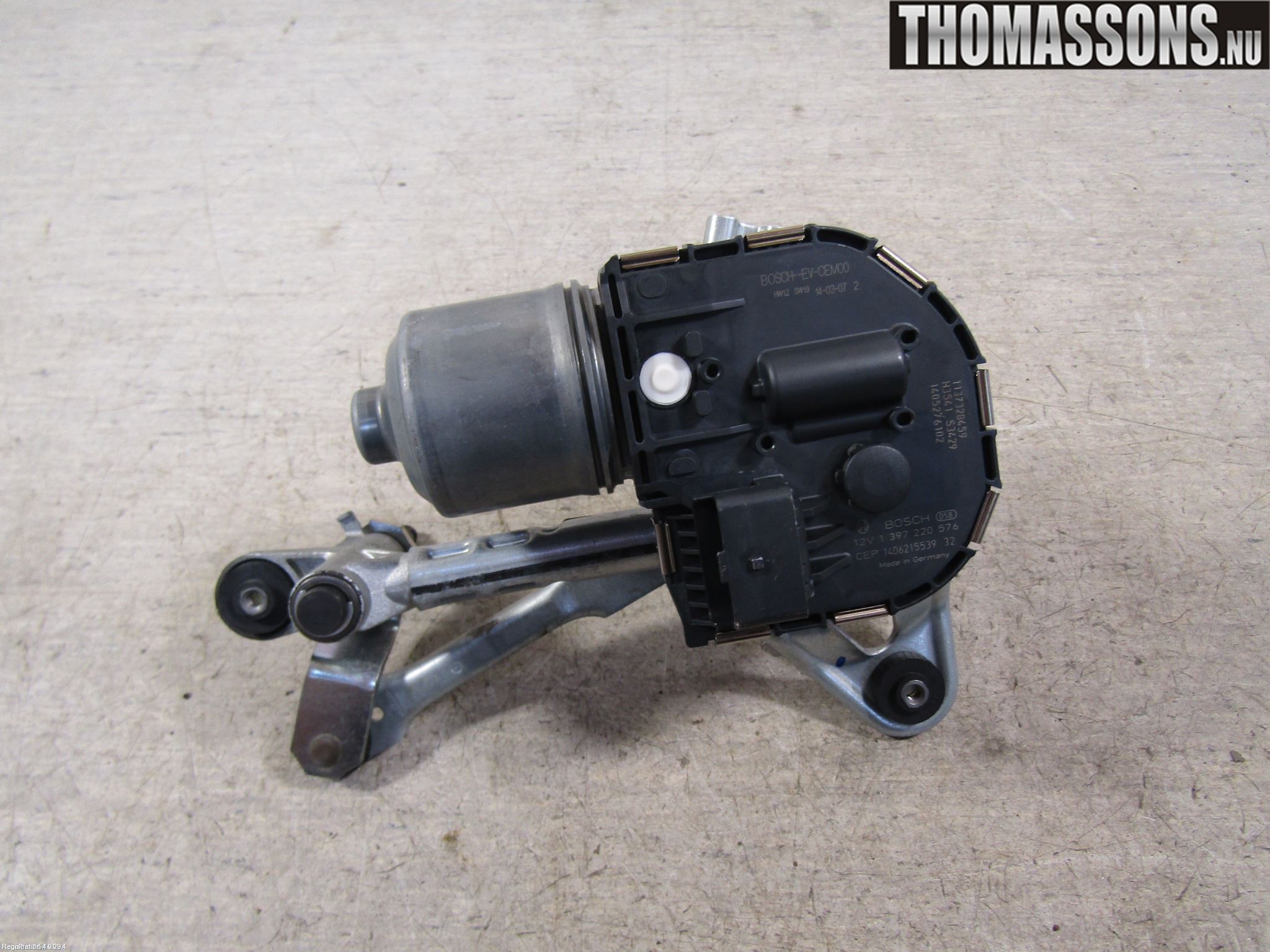 Peugeot 3008 09-16 Viskermotor Frontrute