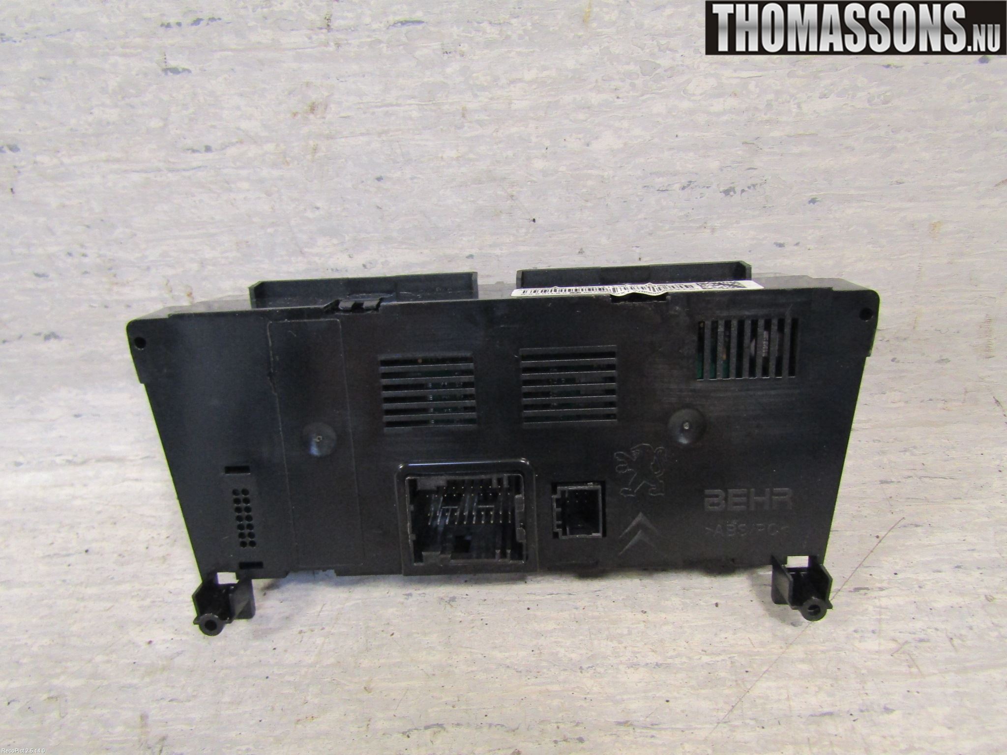 Peugeot 3008 09-16 Varme Ac Betjening-Display