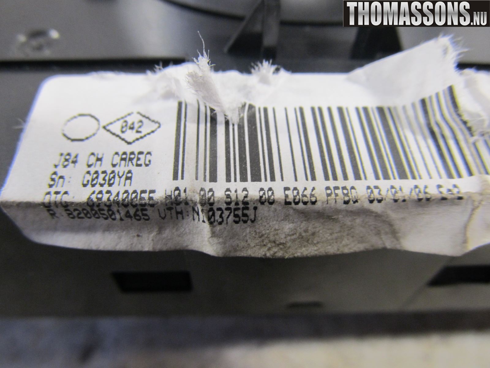Renault SCÉNIC/GRAND 03-06 Varme Ac Betjening-Display