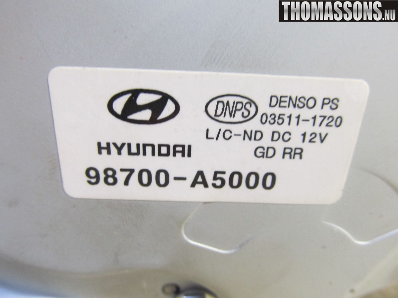 Hyundai i30 GD 13-17 Viskermotor Bakluke