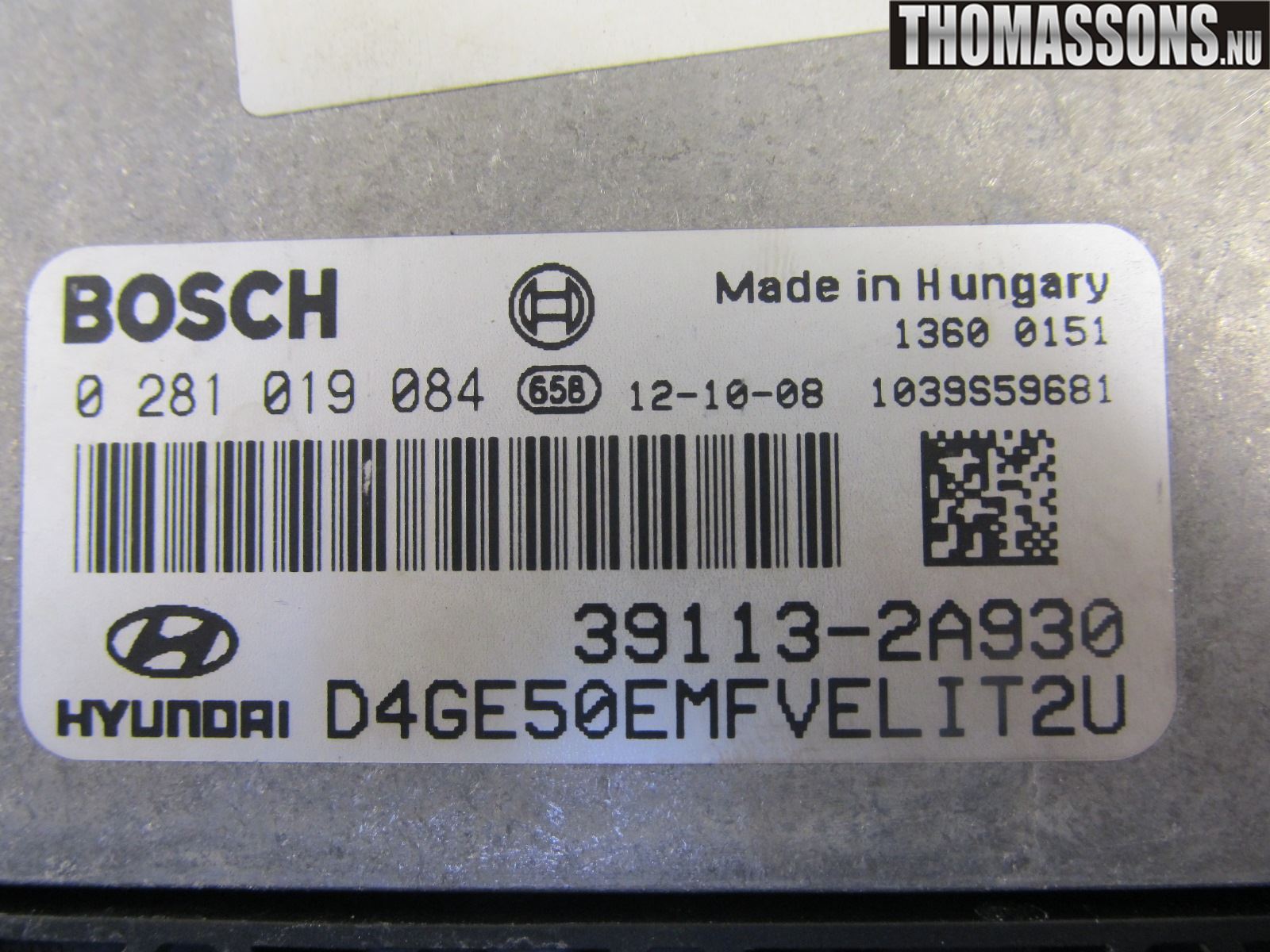 Hyundai i30 GD 13-17 Styreenhet Innsprøytning