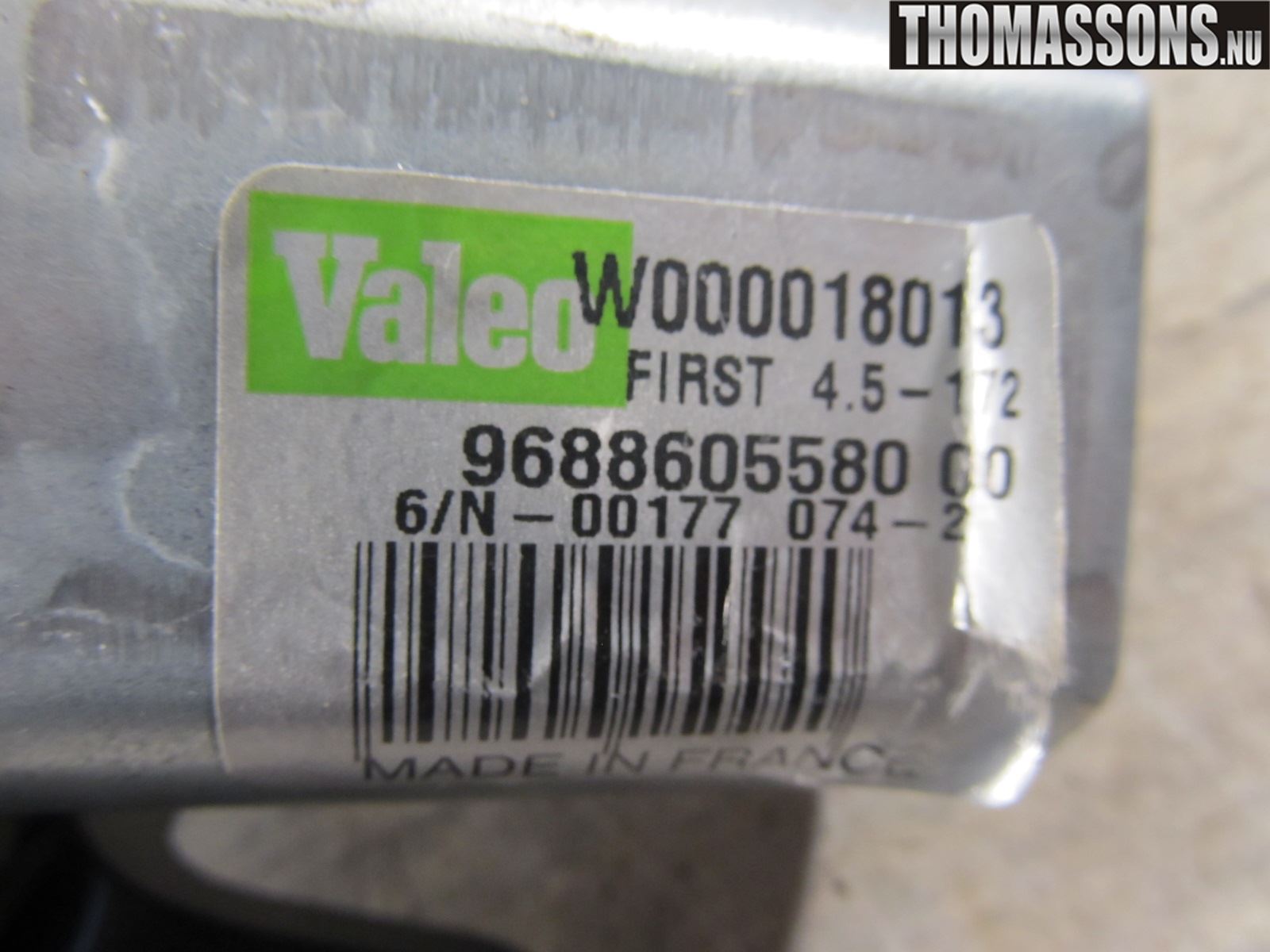 Peugeot 508 11-18 Viskermotor Bakluke