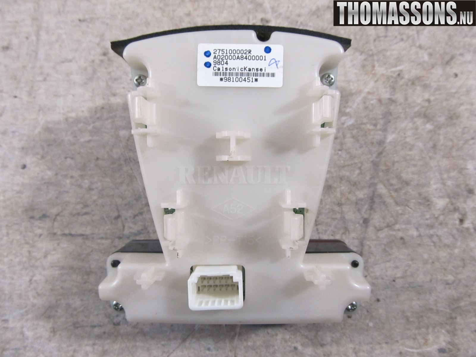 Renault LAGUNA III 08-10 Varme Ac Betjening-Display