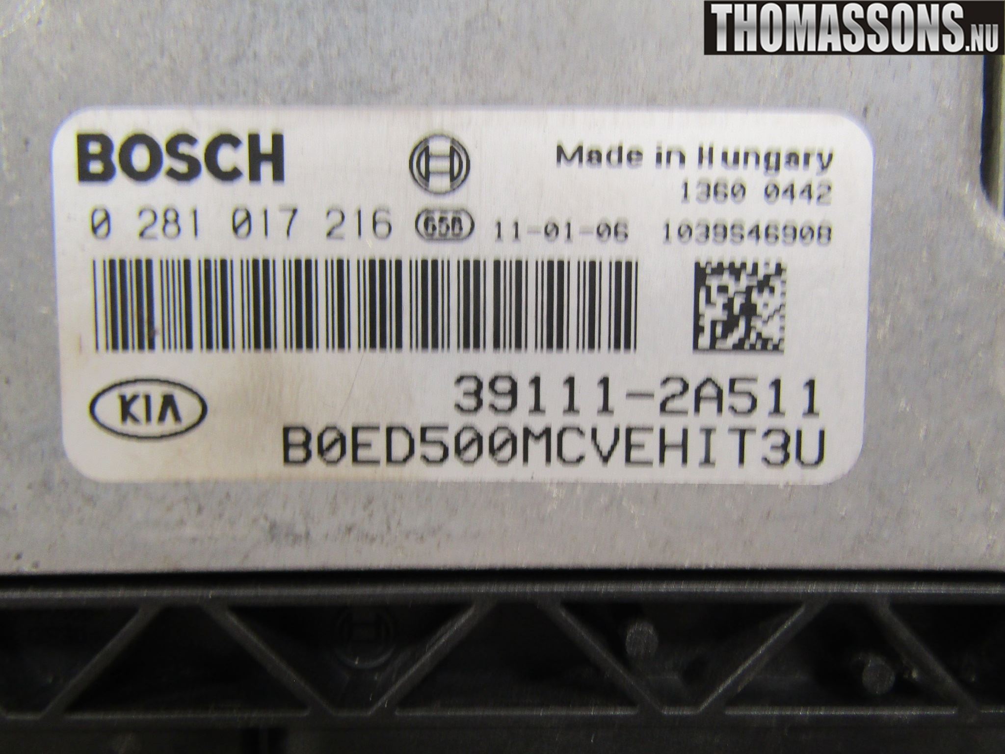 Kia CEED 06-12 Styreenhet Dieselpumpe